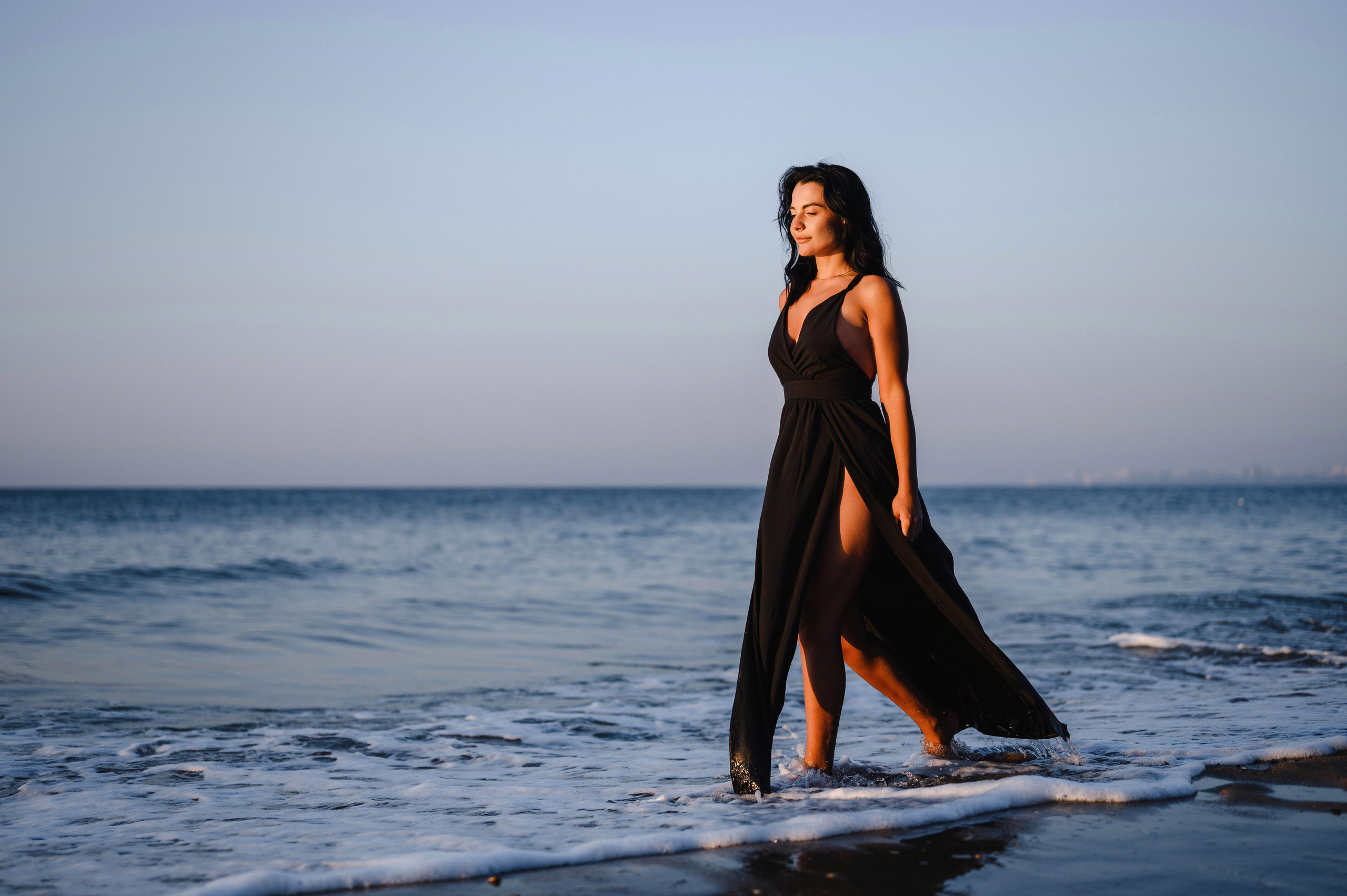 Рассвет на море