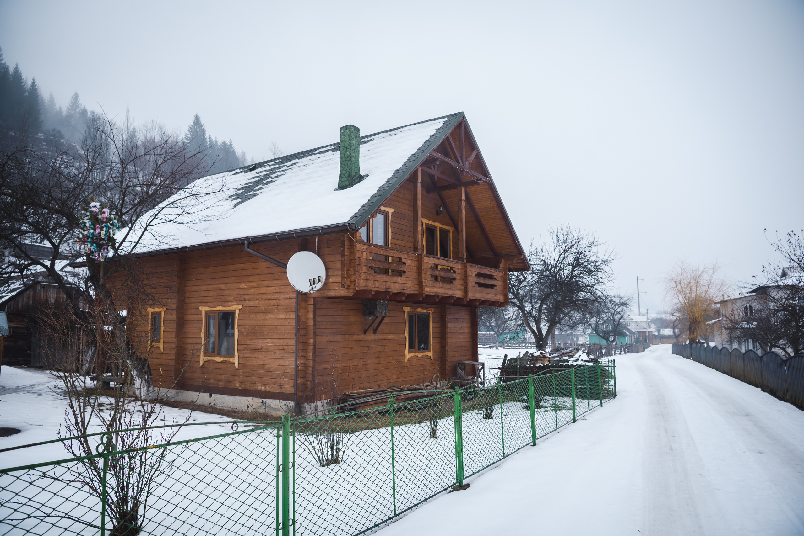 Зимняя свадьба в Карпатах