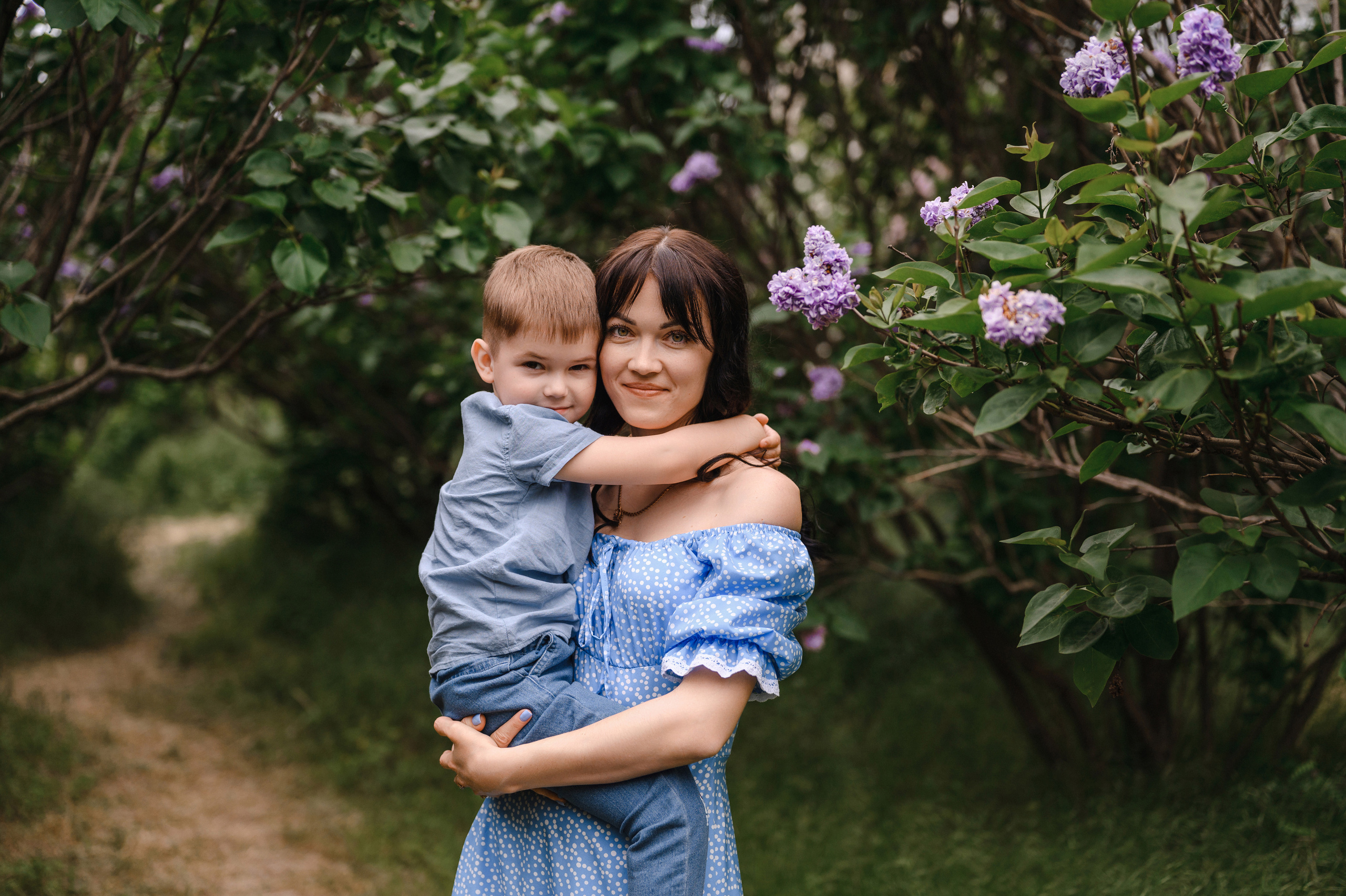 Оля, Макс и Тимоша в Ботаническом саду