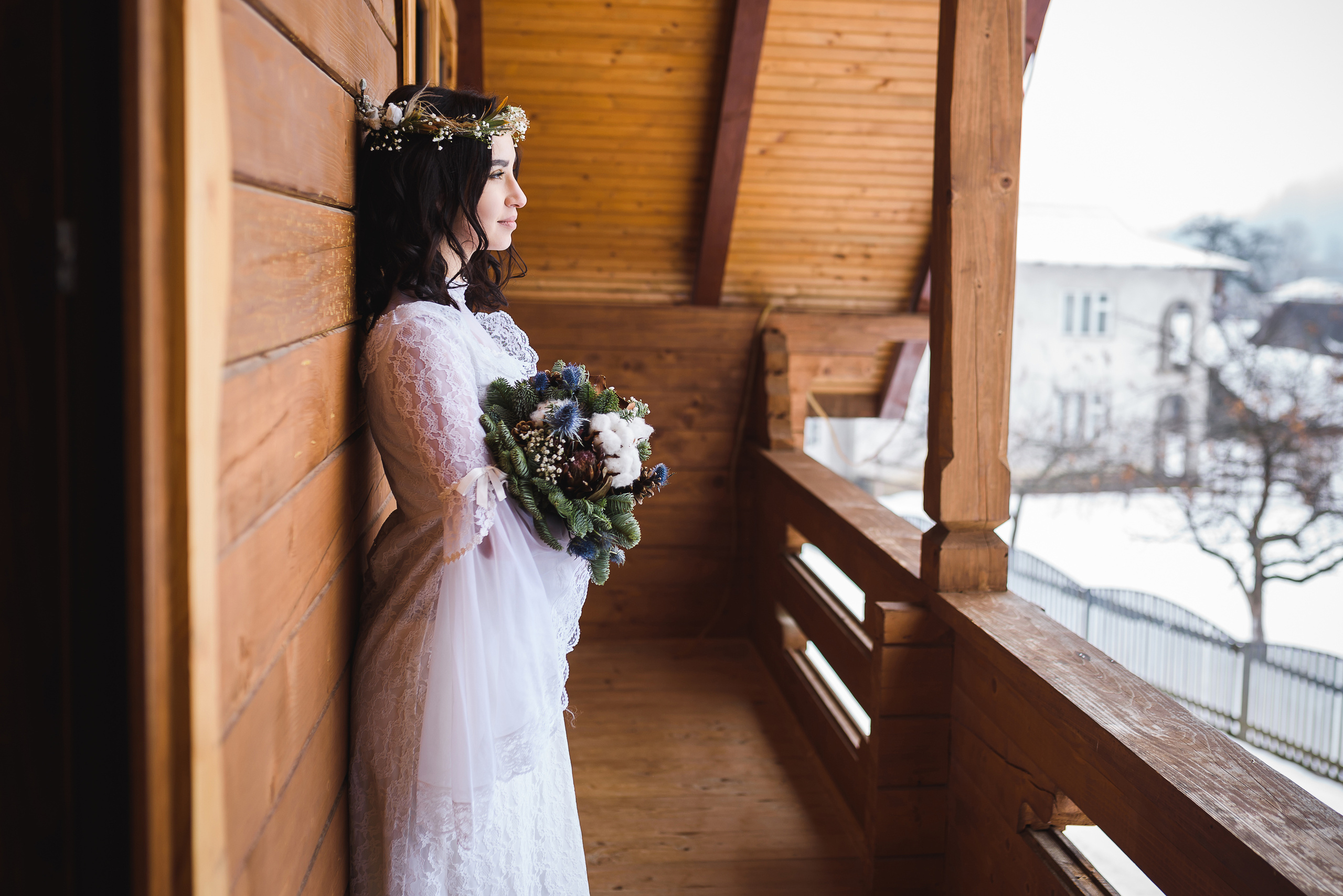 Зимняя свадьба в Карпатах