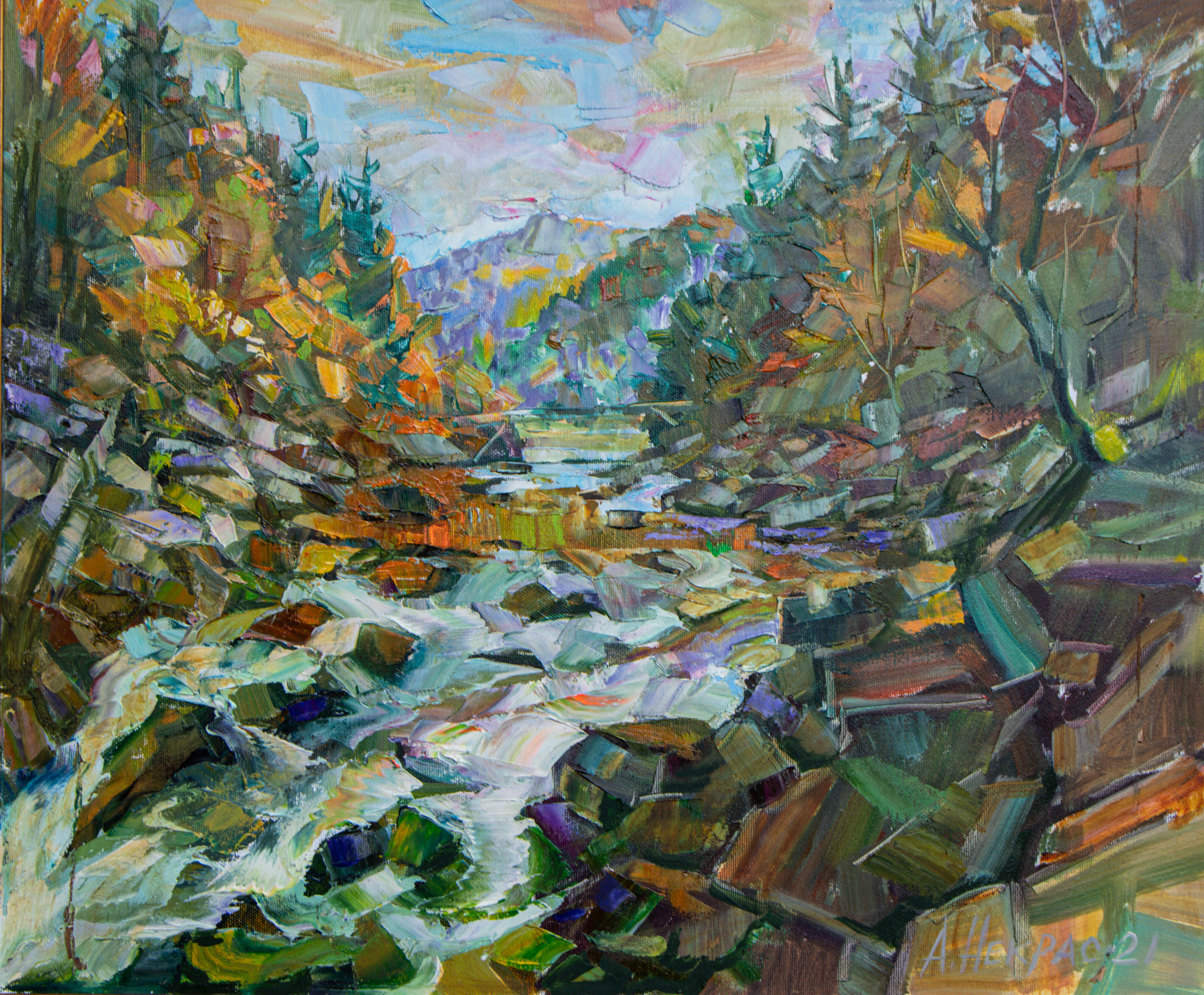 Carpathians. Andriy Nekrasov artist