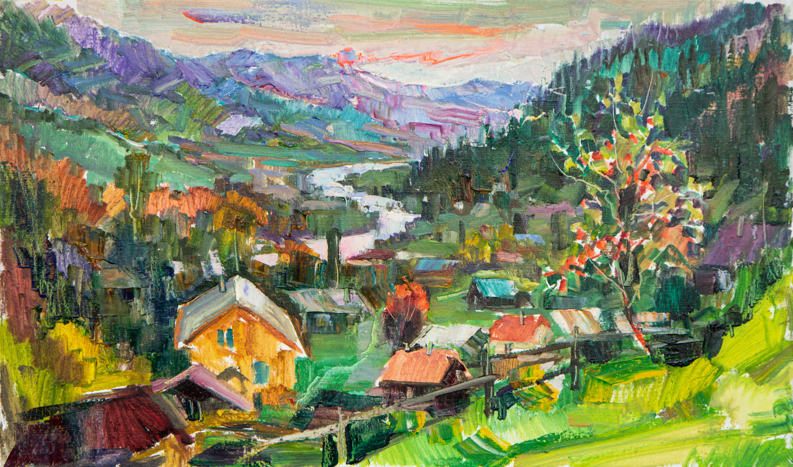 Carpathians. Andriy Nekrasov artist