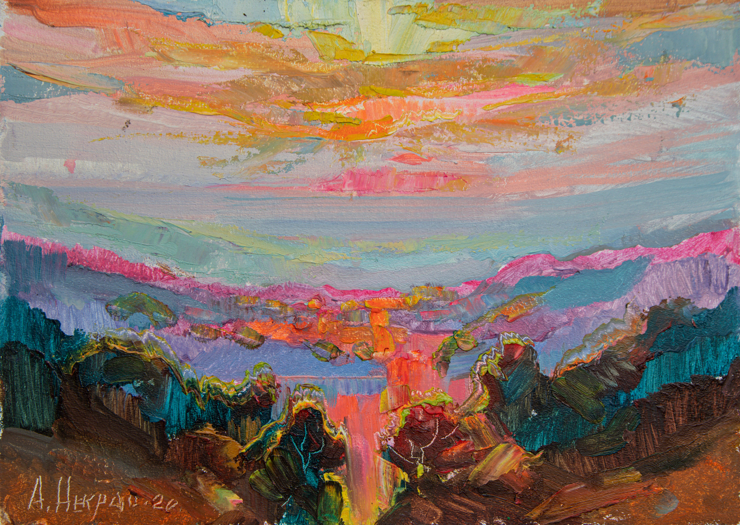 Etudes. Andriy Nekrasov artist