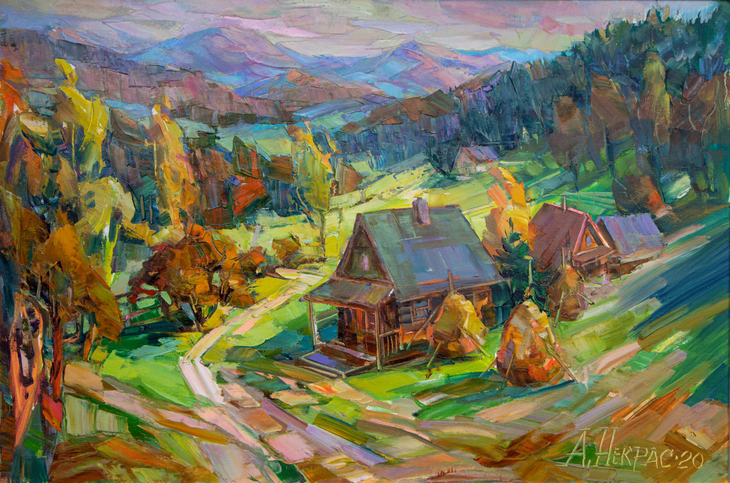 Carpathians. Andriy Nekrasov artist