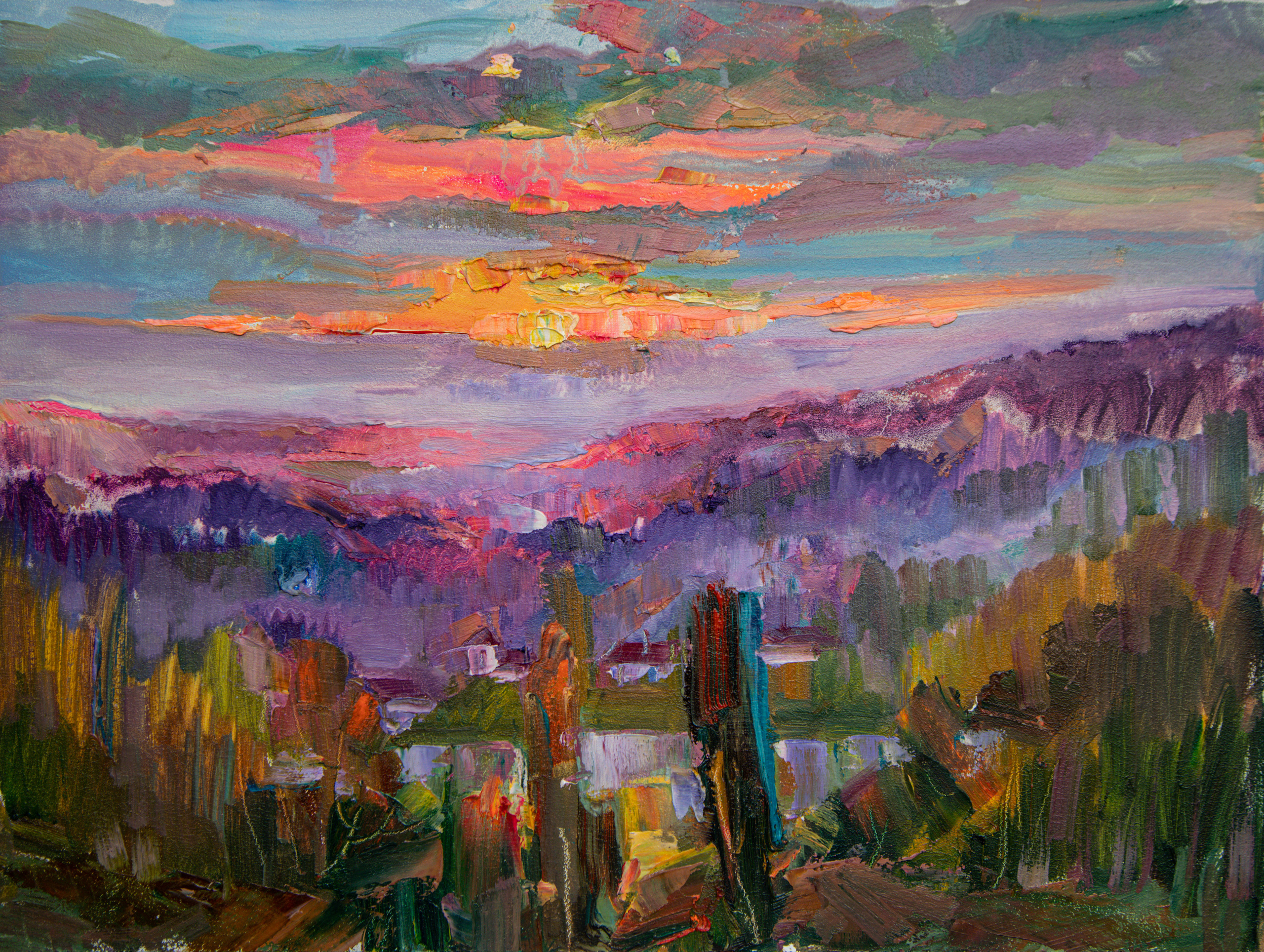 Carpathians. Andriy Nekrasov artist