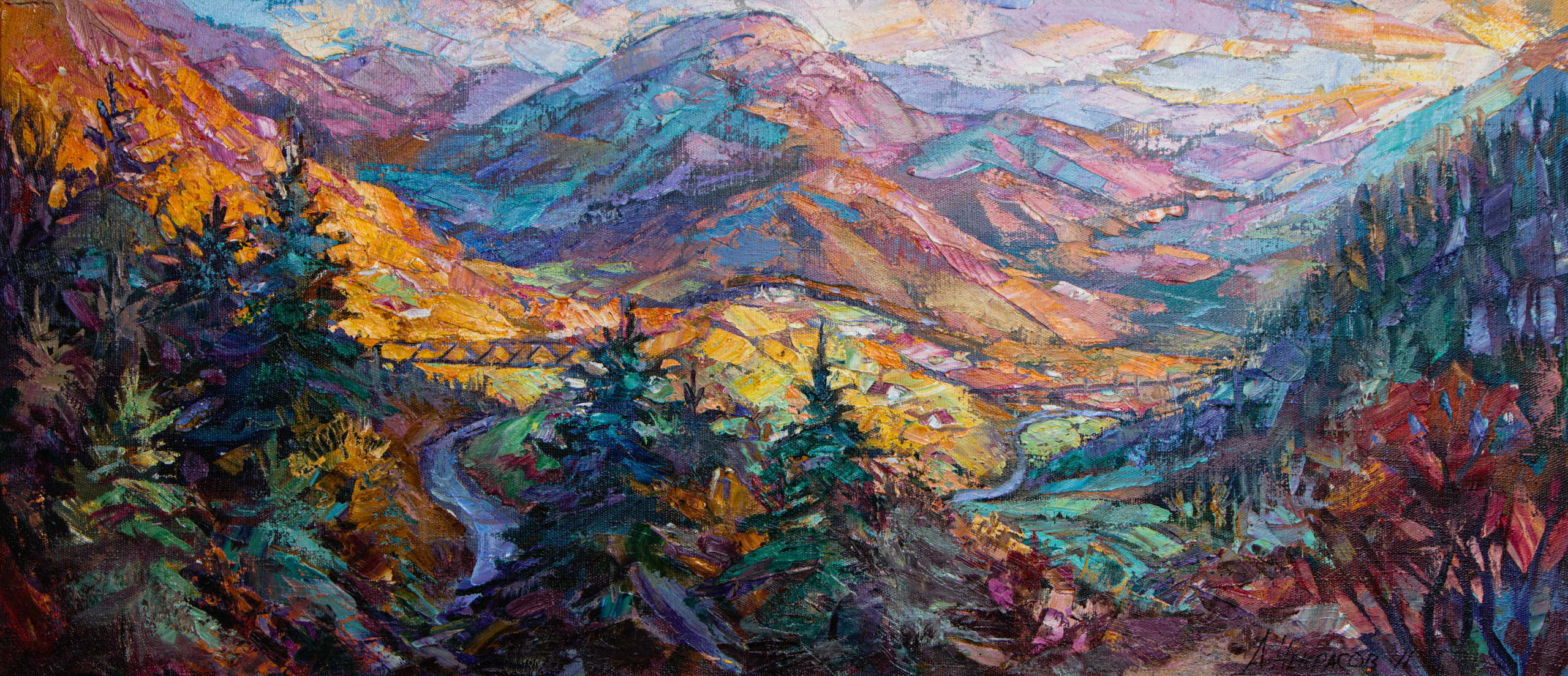 Carpathians. Andriy Nekrasov artist