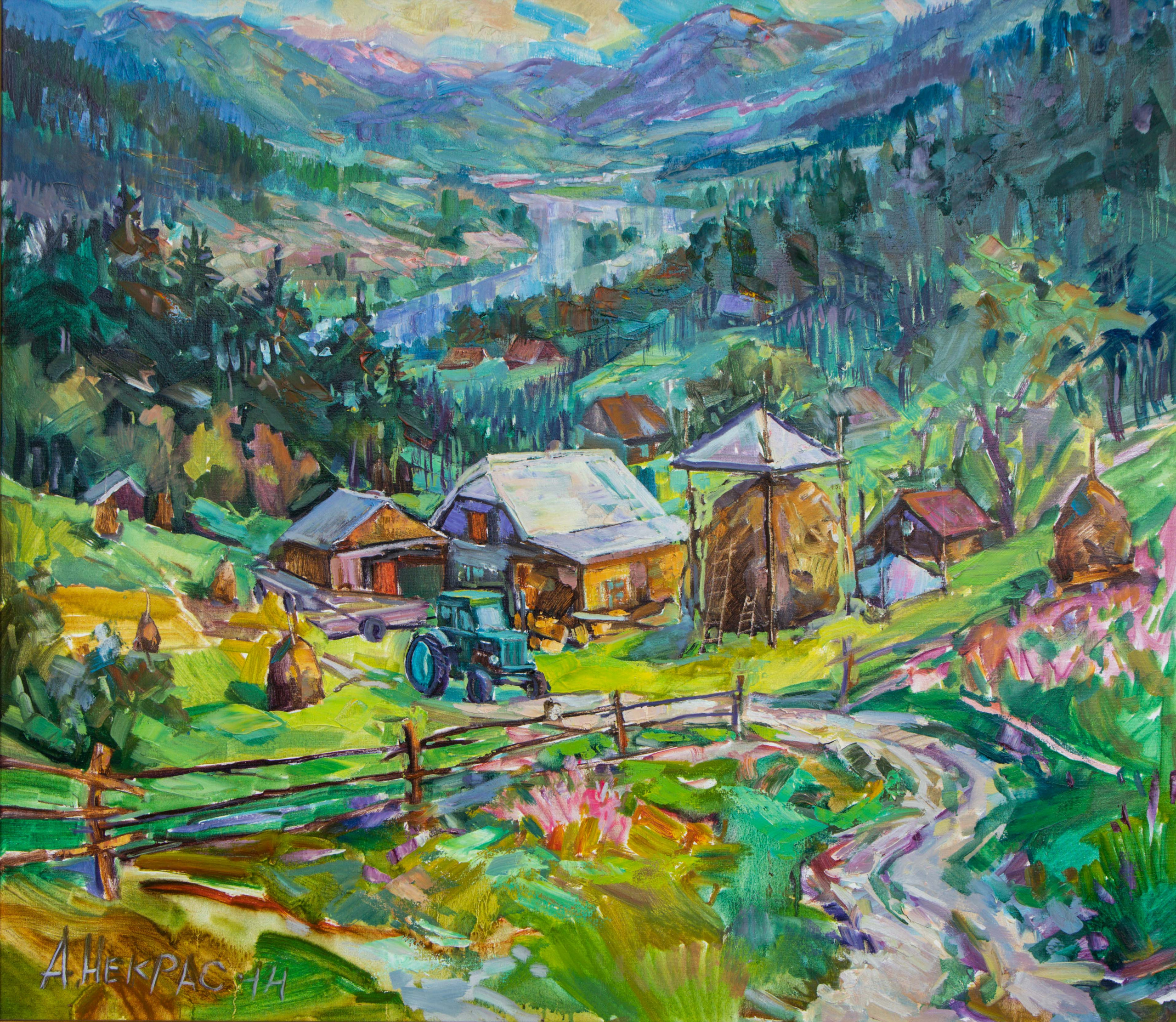 Carpathians. Andriy Nekrasov artist