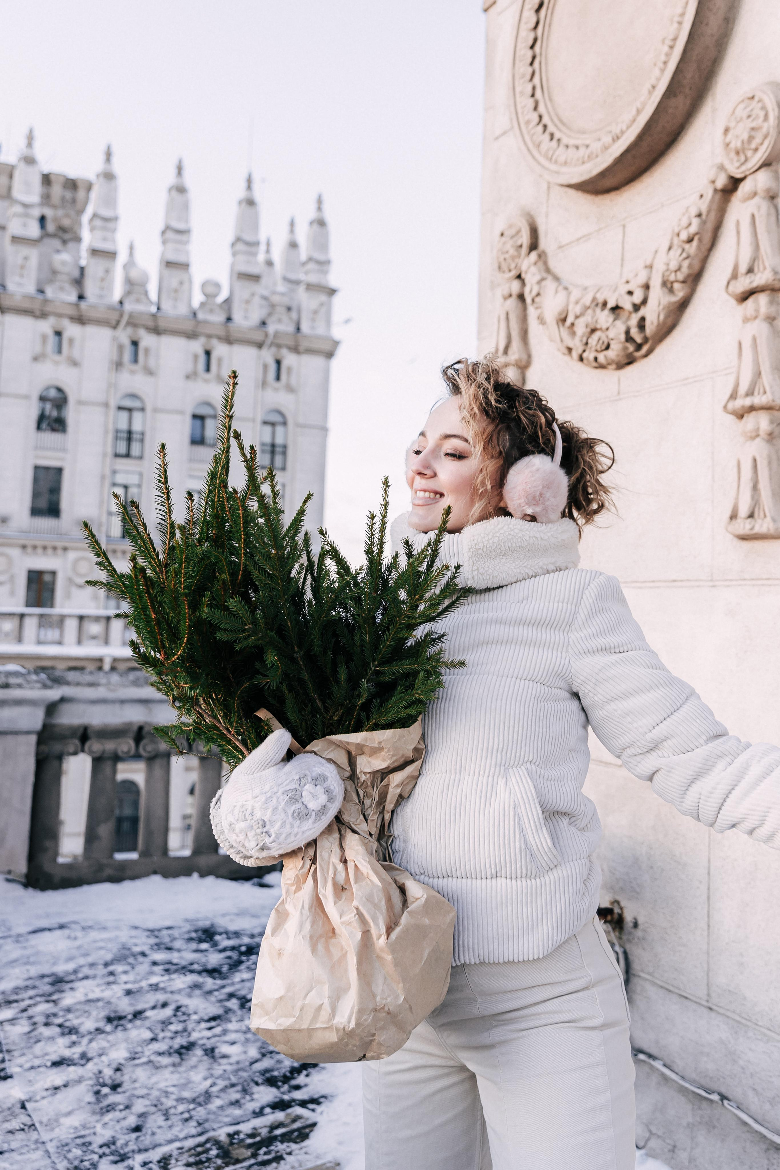 A winter fairy tale in the city center. Wedding and family photographer