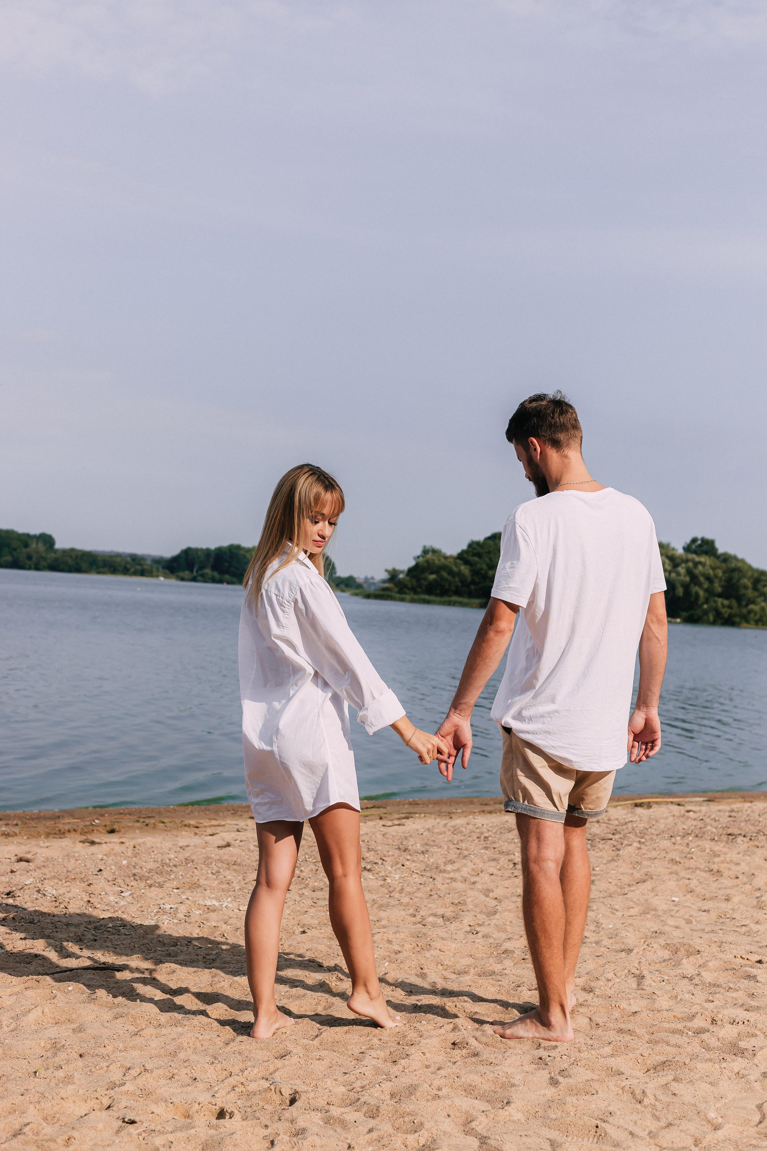 Love story at the Minsk Sea Katya and Pasha. Wedding and family photographer