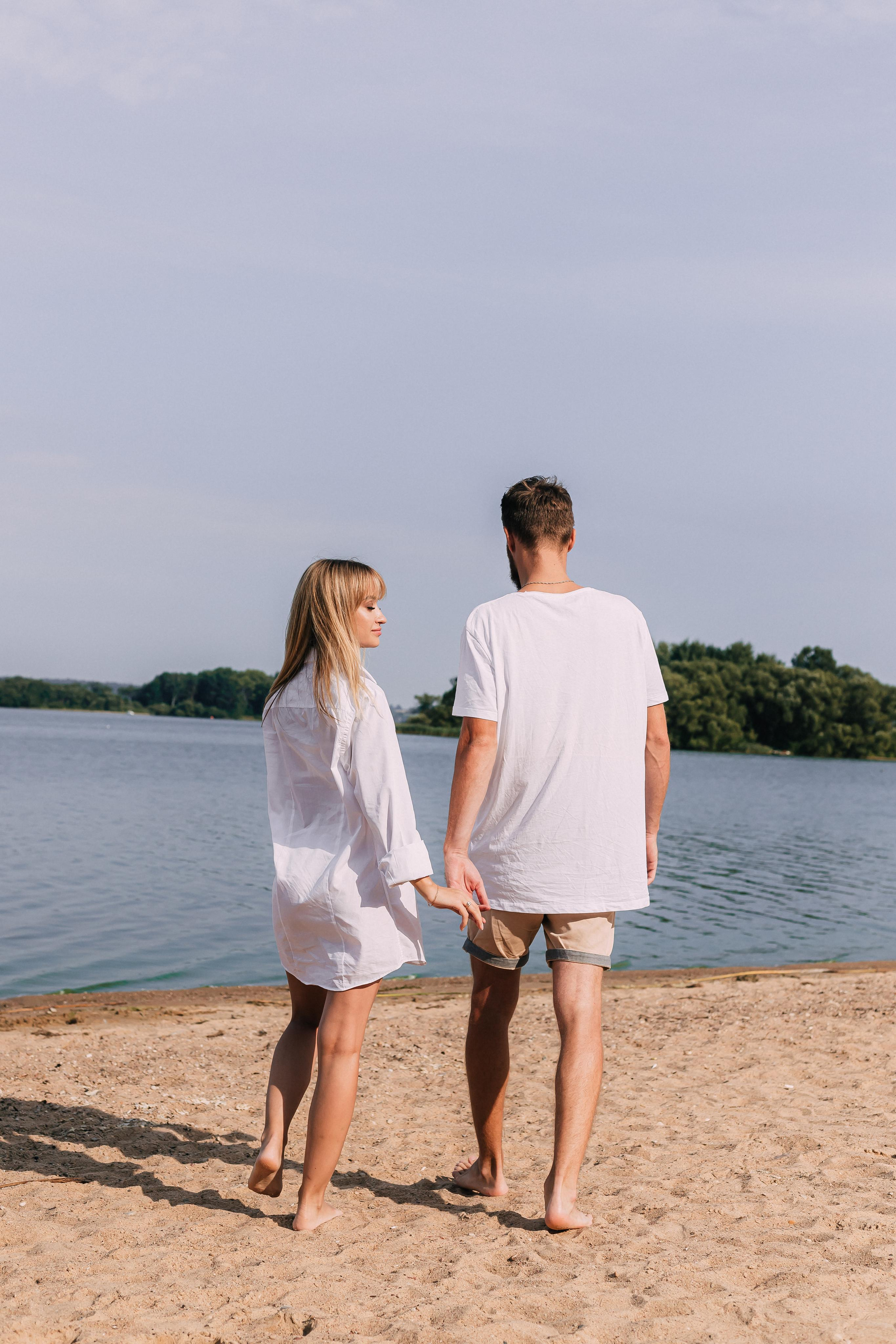Love story at the Minsk Sea Katya and Pasha. Wedding and family photographer