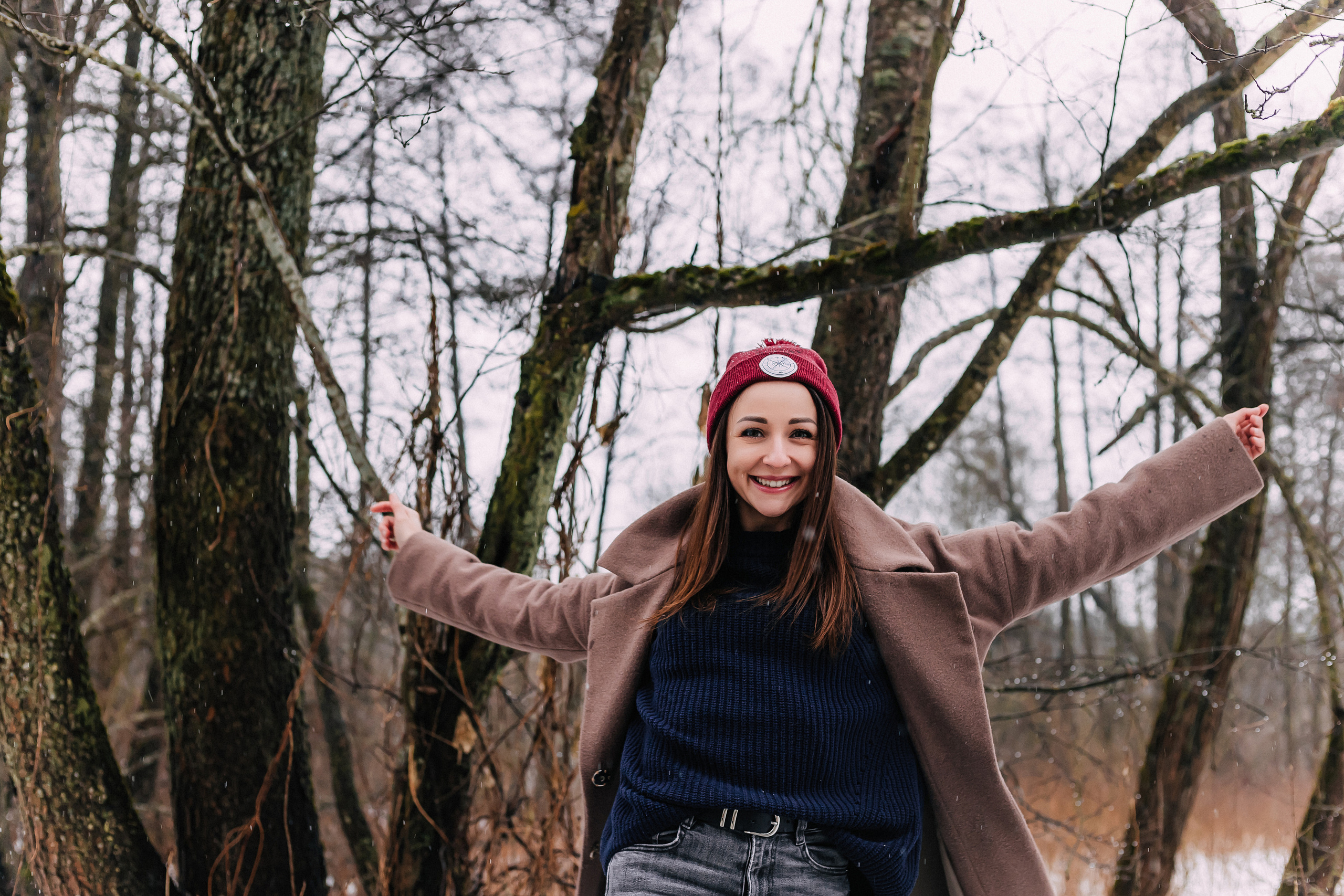 The winter story of Ira and Stas in an unusual hotel. Wedding and family photographer