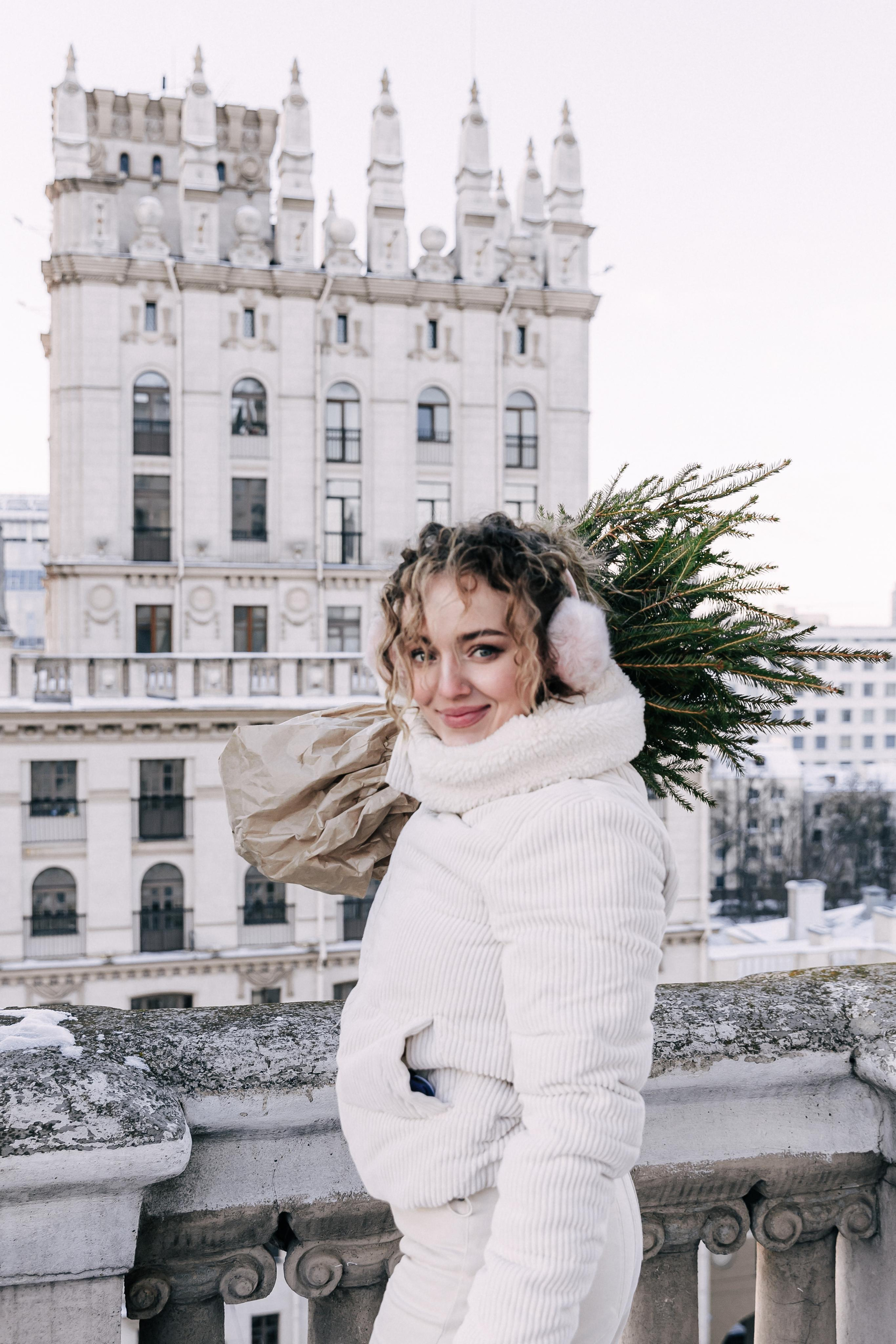 A winter fairy tale in the city center. Wedding and family photographer