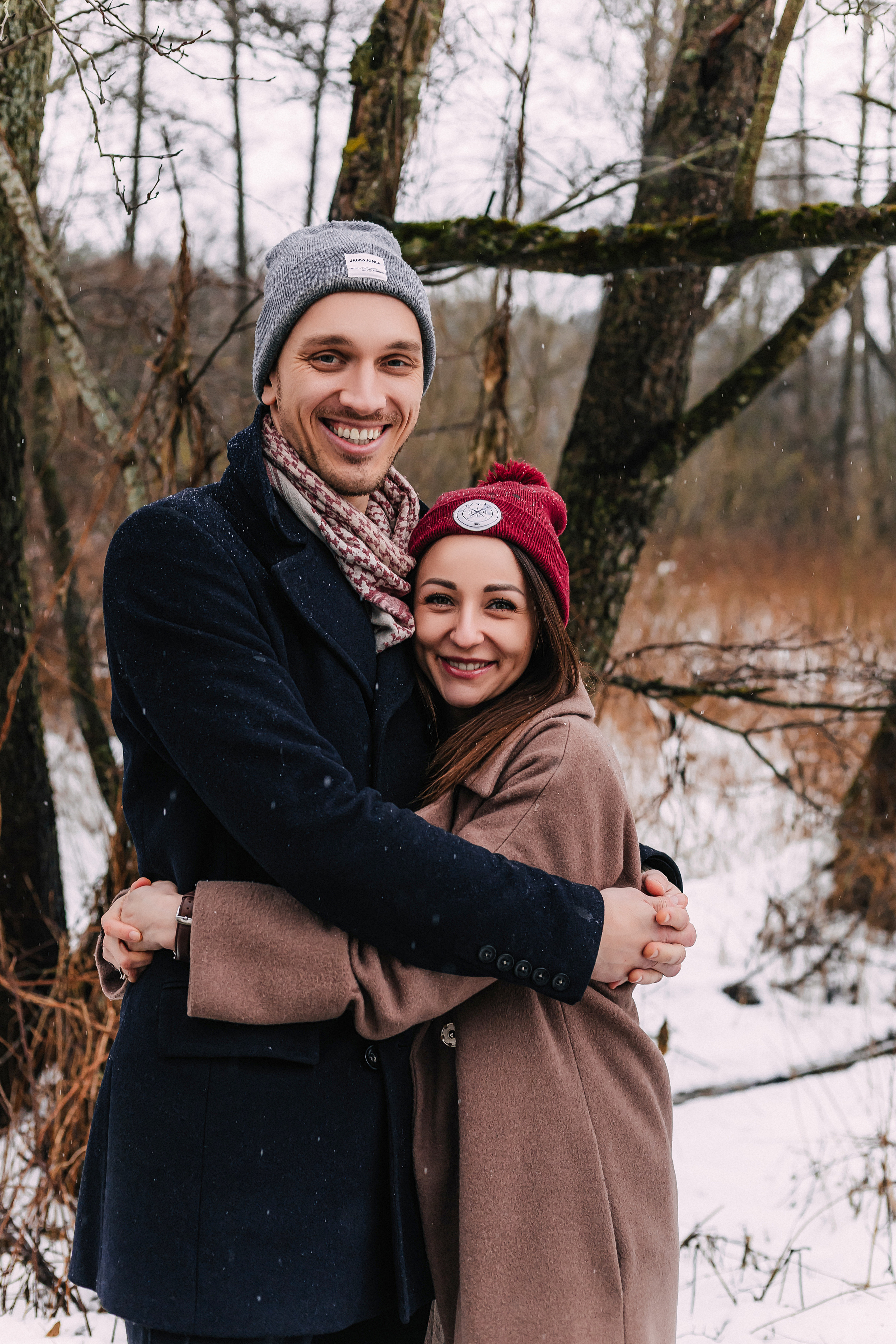 The winter story of Ira and Stas in an unusual hotel. Wedding and family photographer