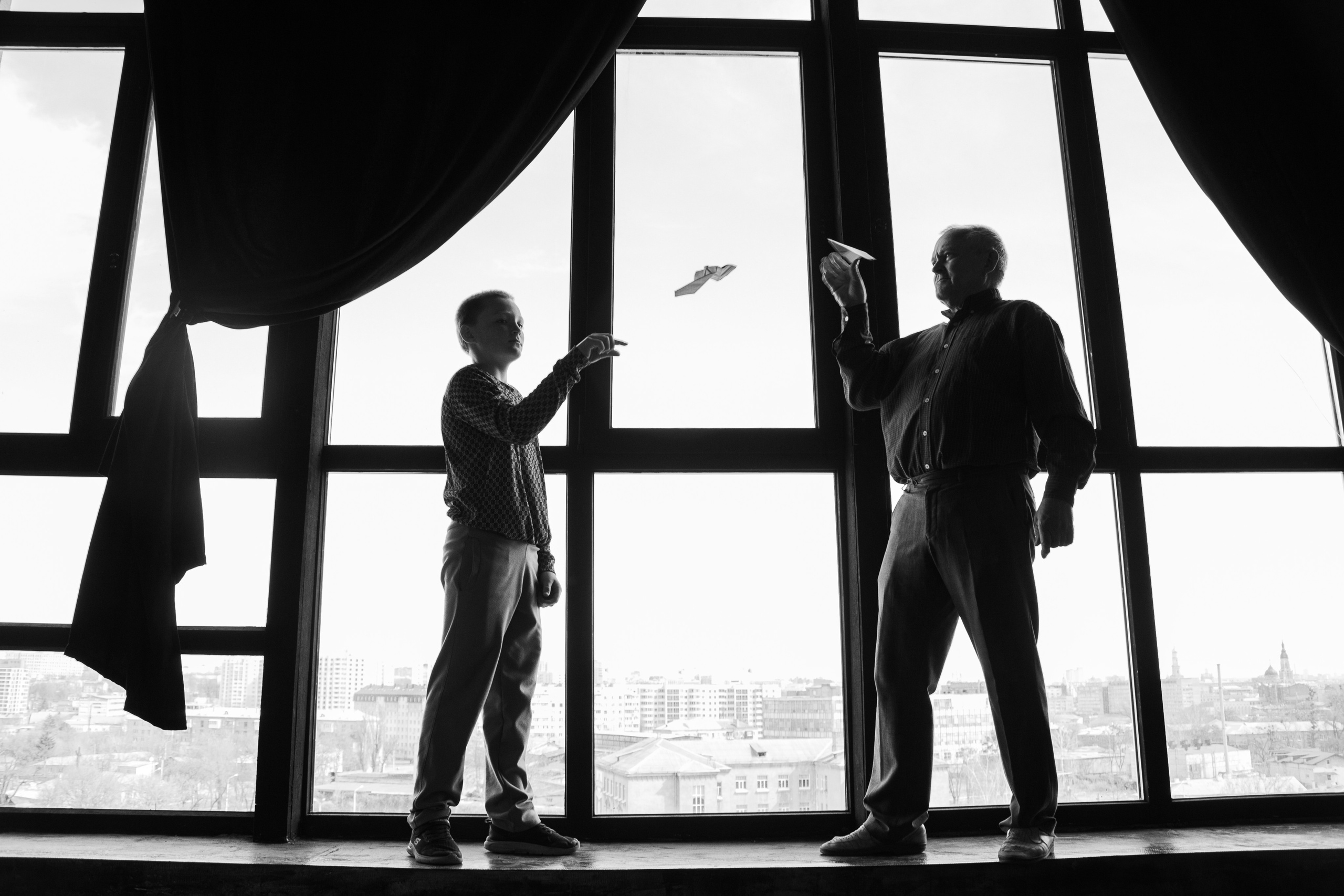 Grandfather & Grandson. My name is Irina I am a family and portrait photographer