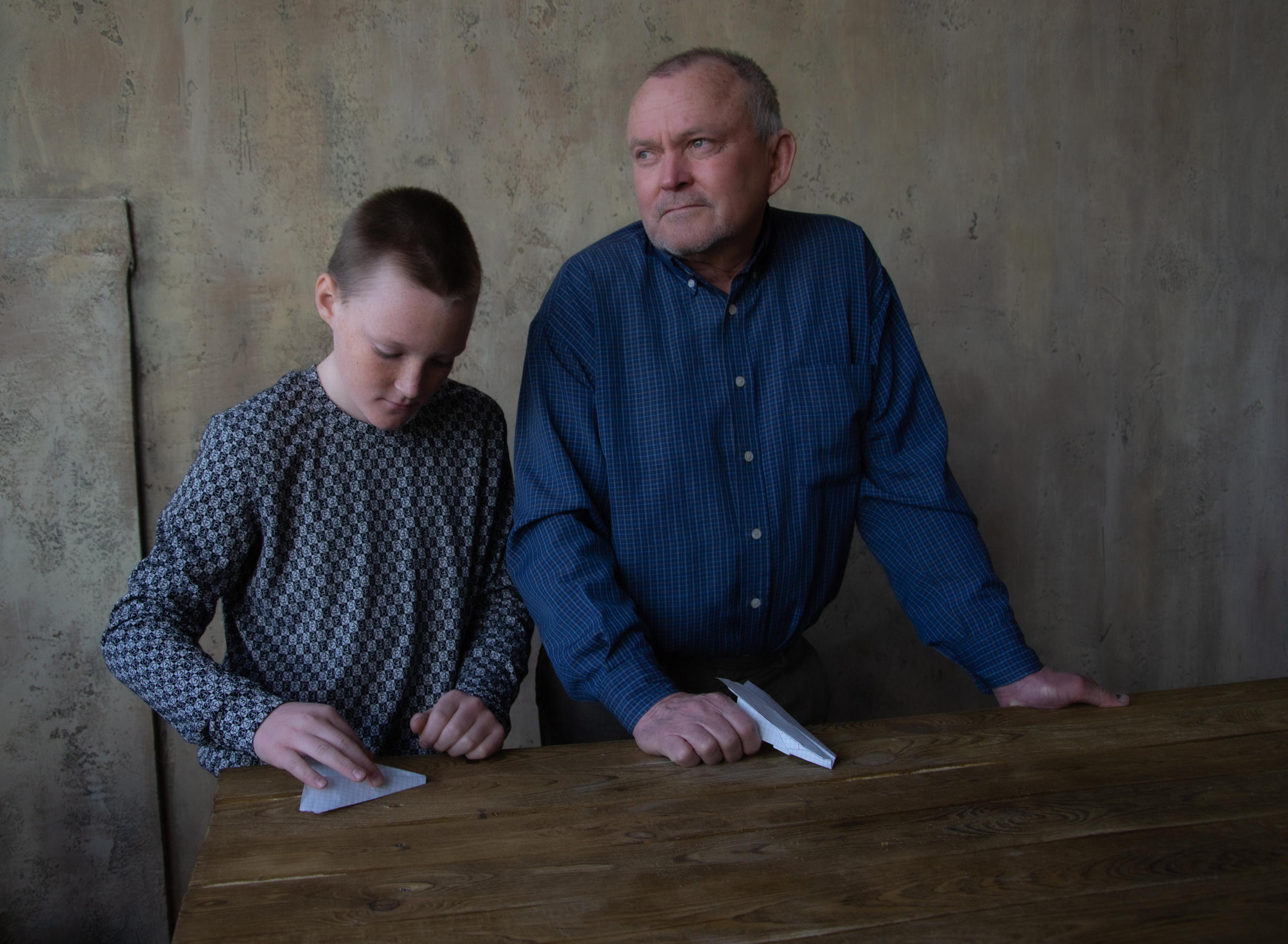 Grandfather & Grandson. My name is Irina I am a family and portrait photographer