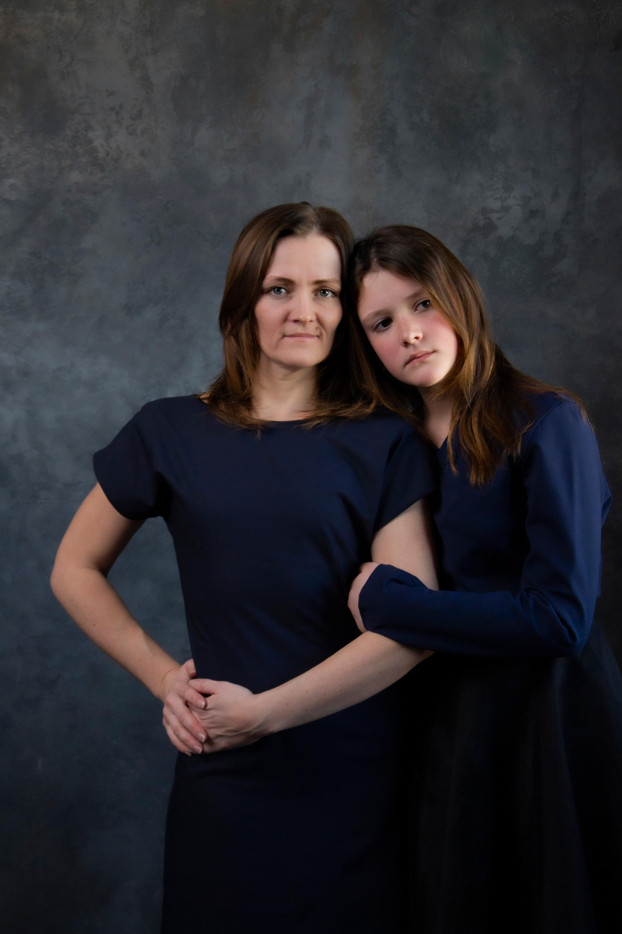 Stepanovs (dark studio). My name is Irina I am a family and portrait photographer