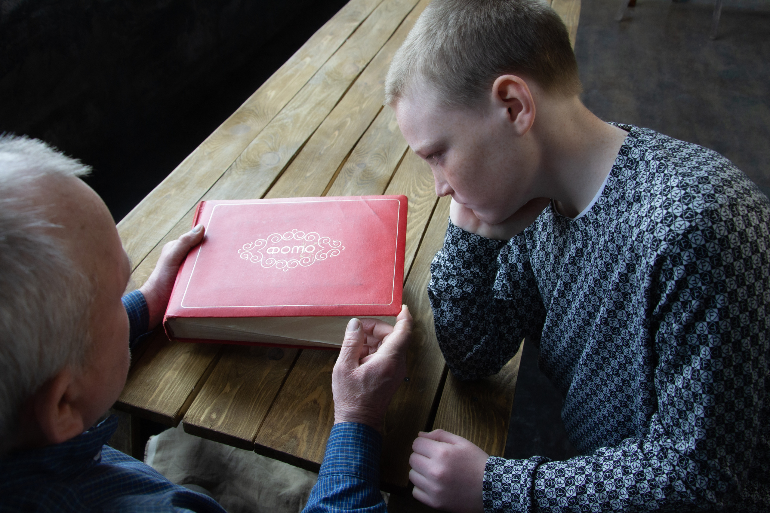 Grandfather & Grandson. My name is Irina I am a family and portrait photographer