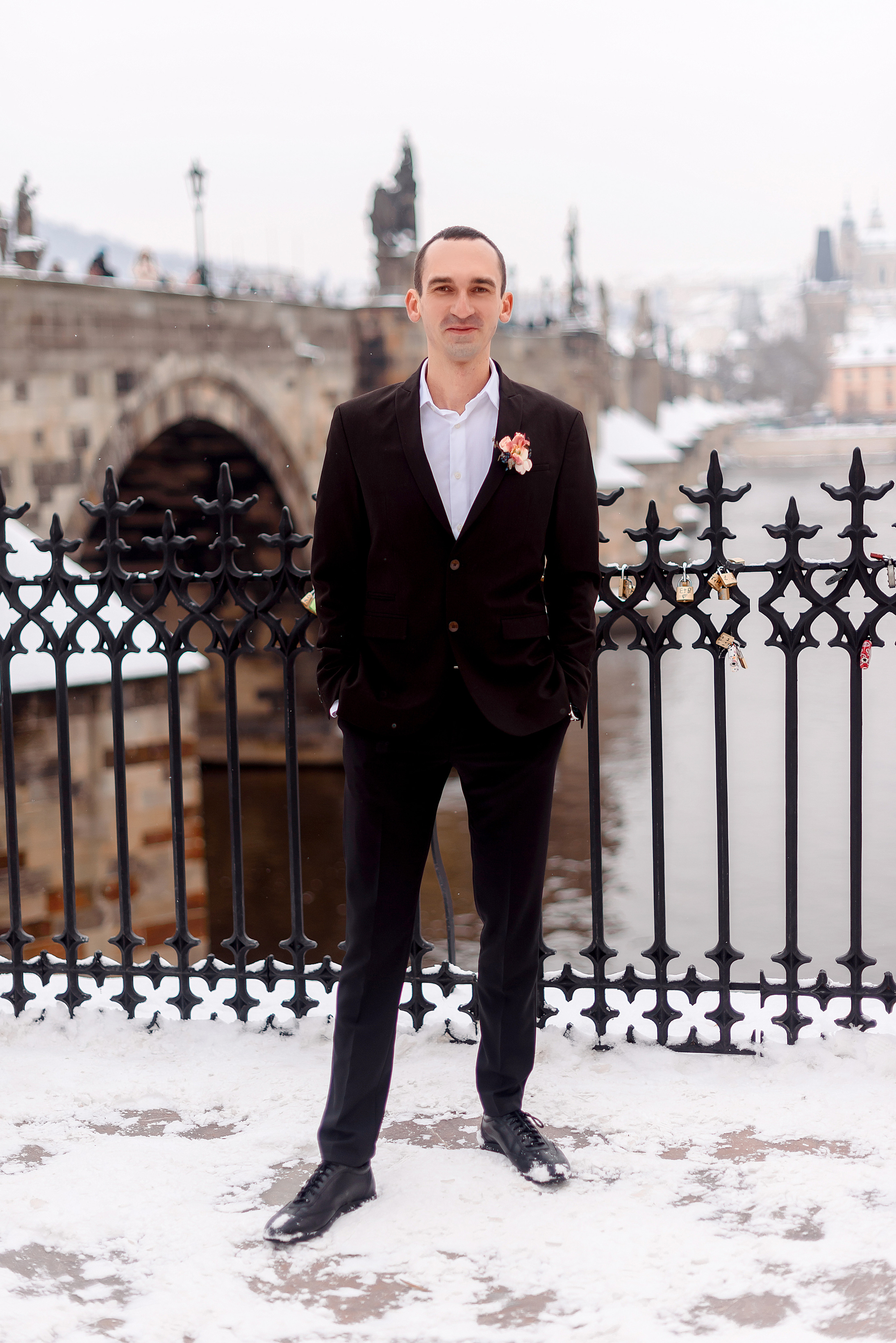 Зимняя свадьба в Праге. Wedding and family photographer