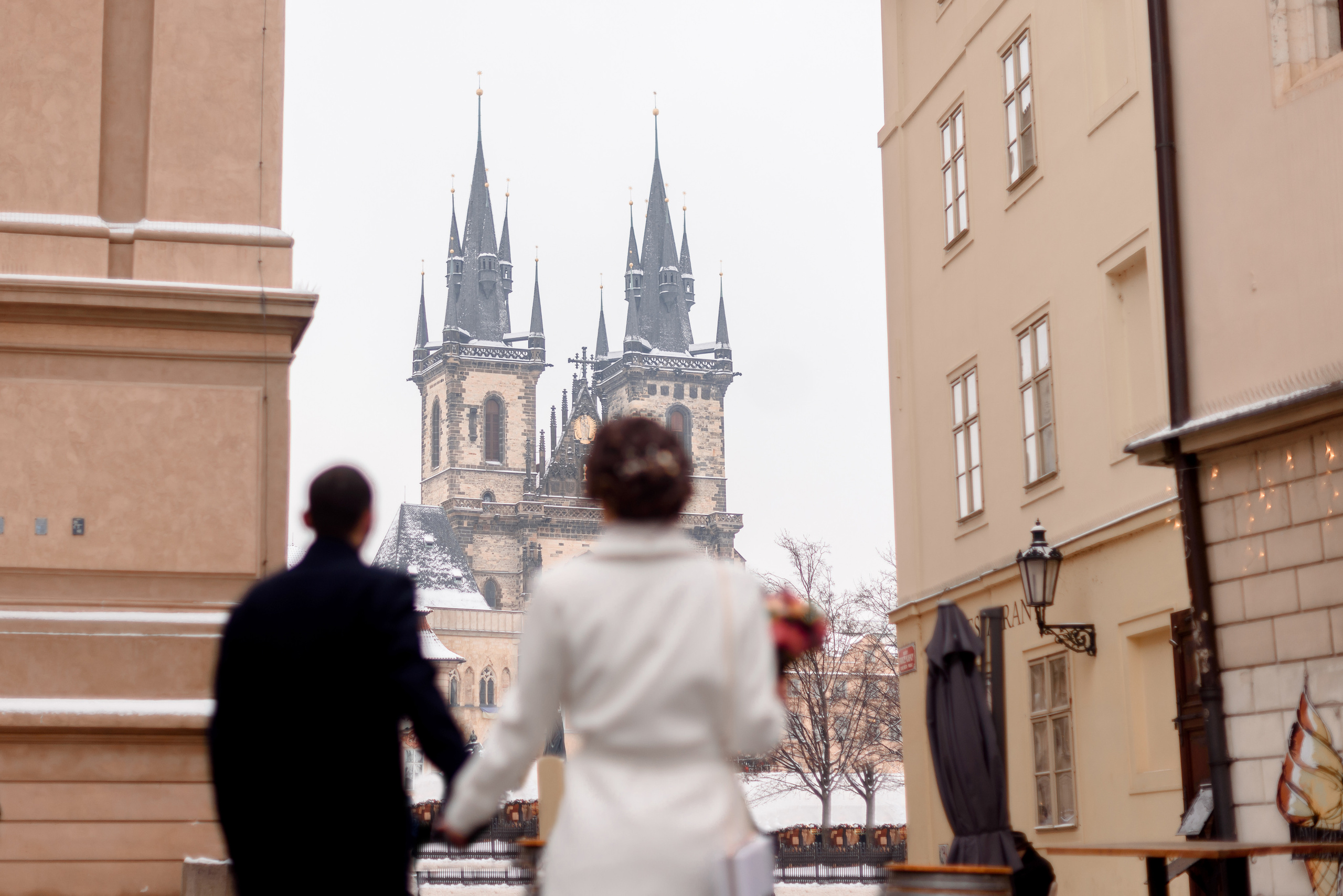 Зимняя свадьба в Праге. Wedding and family photographer