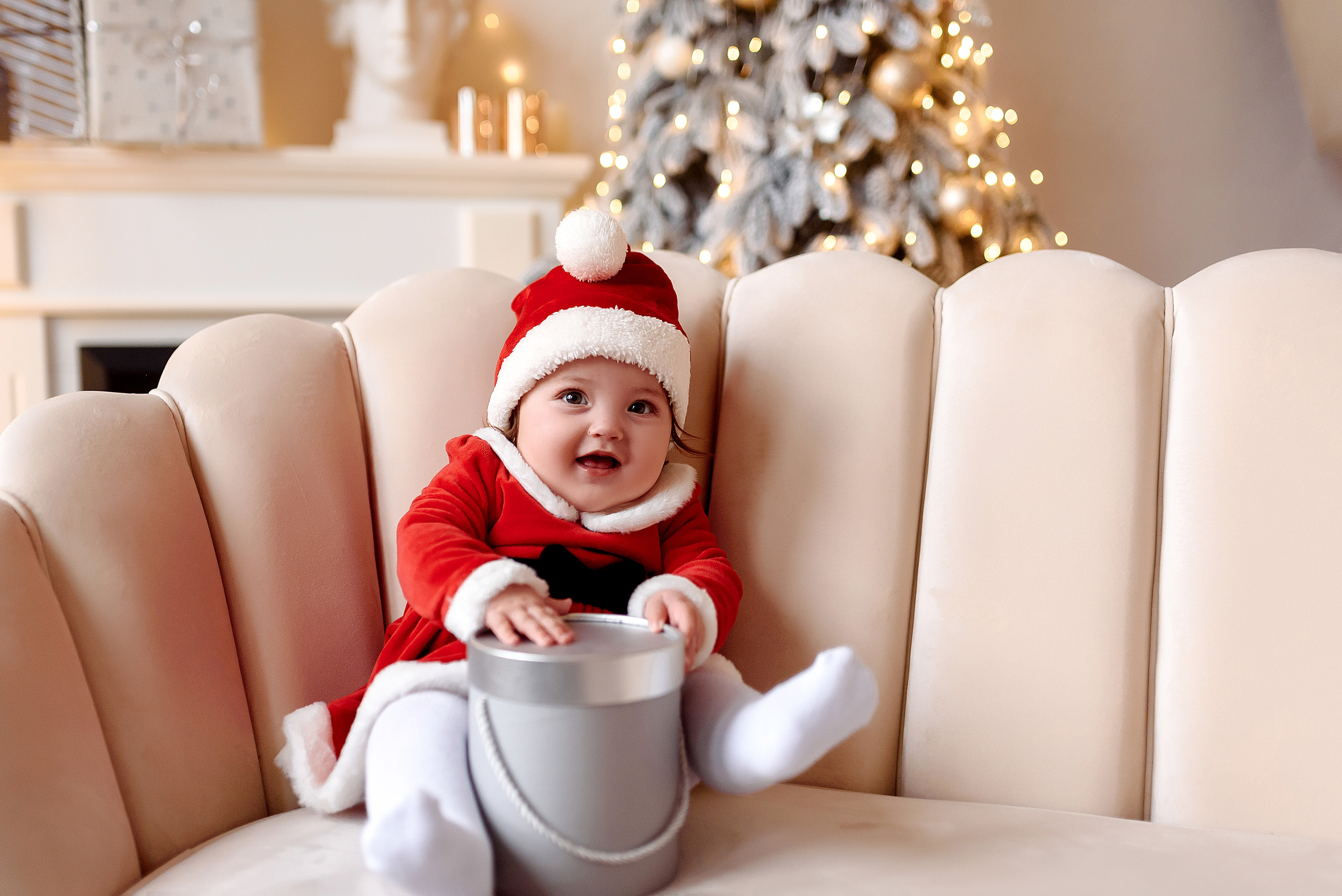 Christmas in studio. Wedding and family photographer