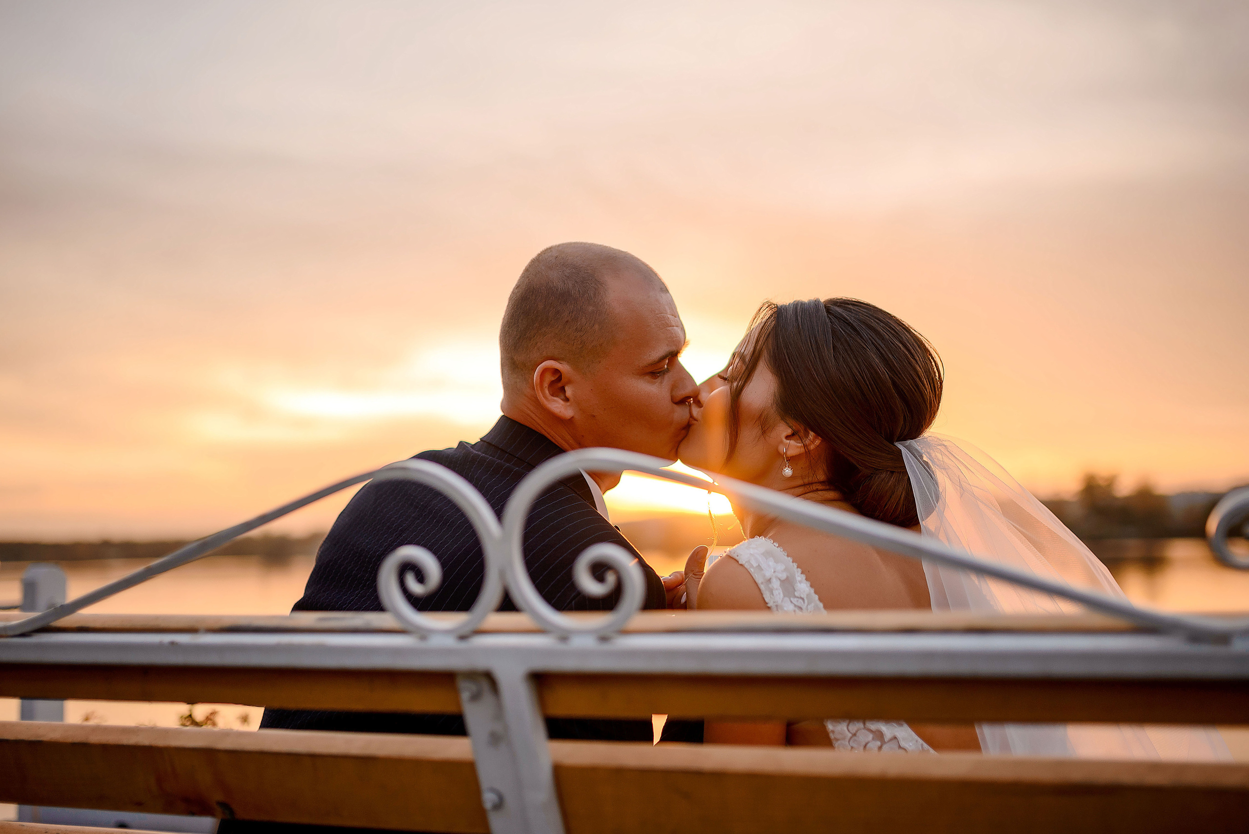 Закат на Лодочной станции, Панське село. Wedding and family photographer