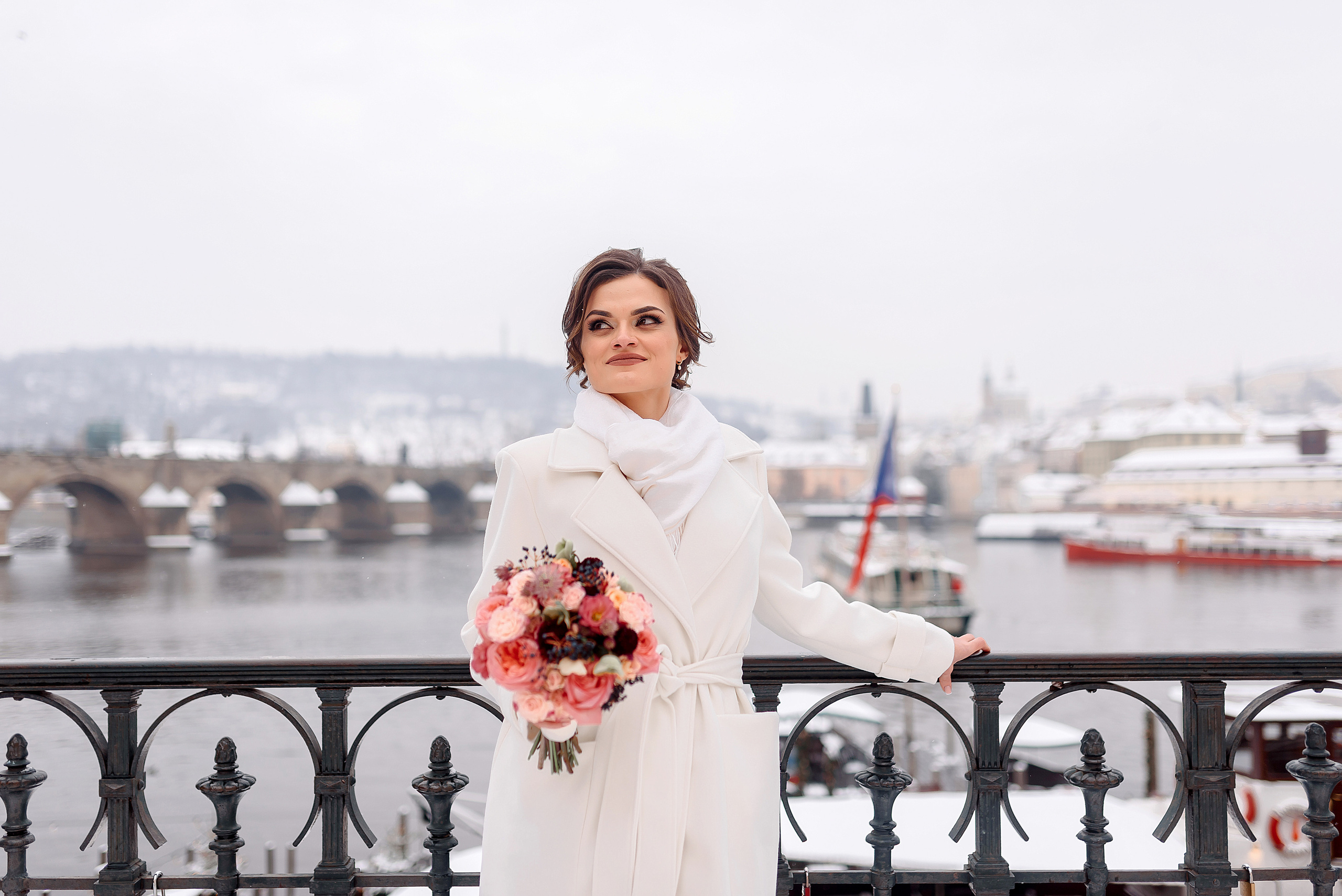 Зимняя свадьба в Праге. Wedding and family photographer