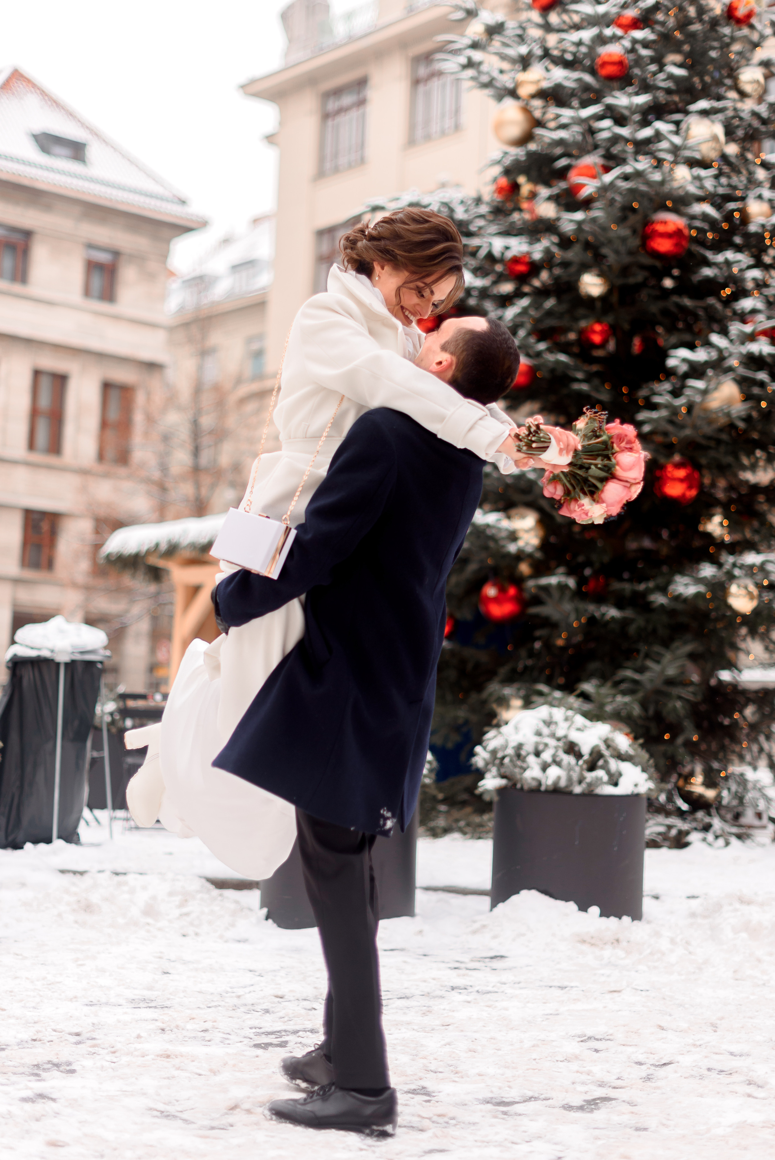 Зимняя свадьба в Праге. Wedding and family photographer