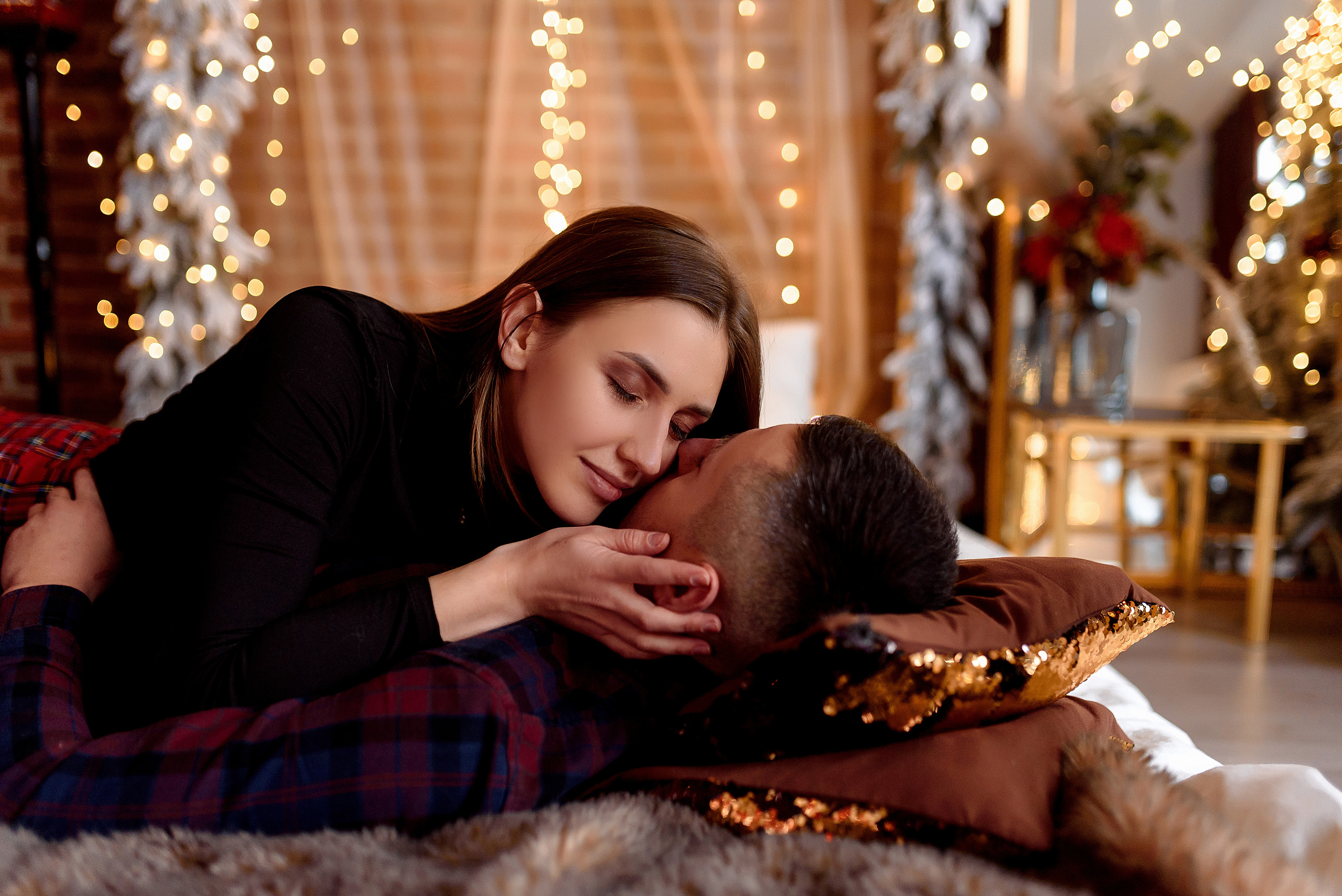 Christmas in studio. Wedding and family photographer