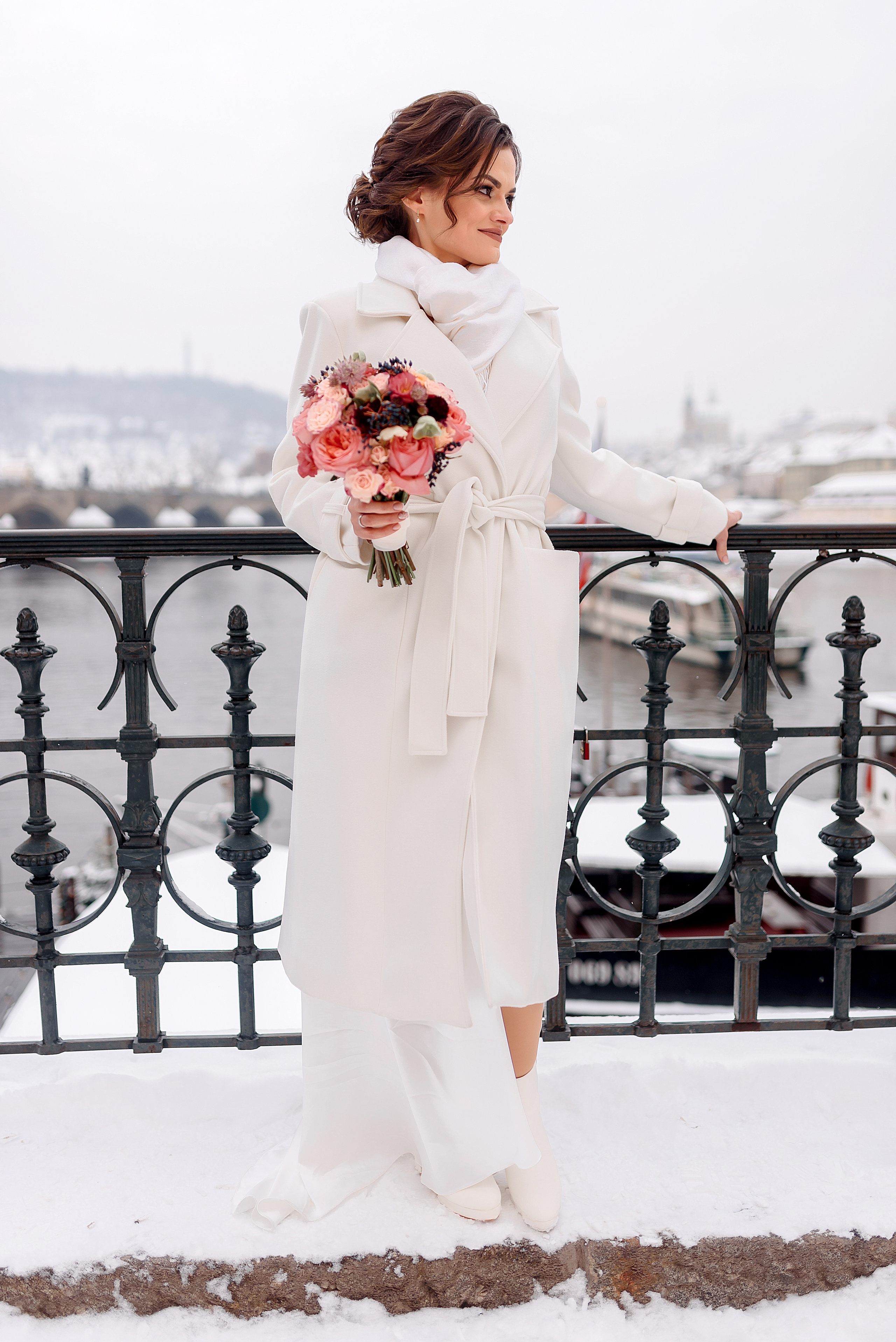 Зимняя свадьба в Праге. Wedding and family photographer