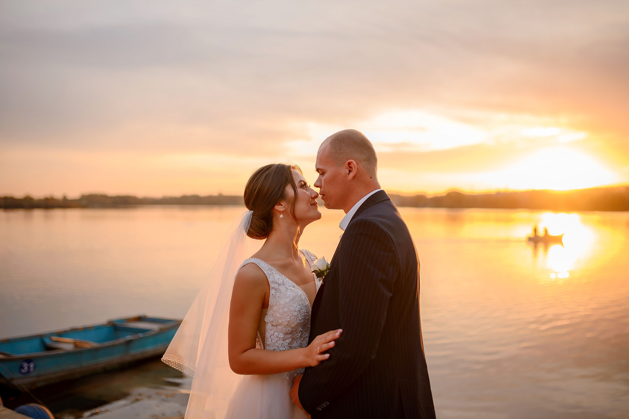 Закат на Лодочной станции, Панське село. Wedding and family photographer