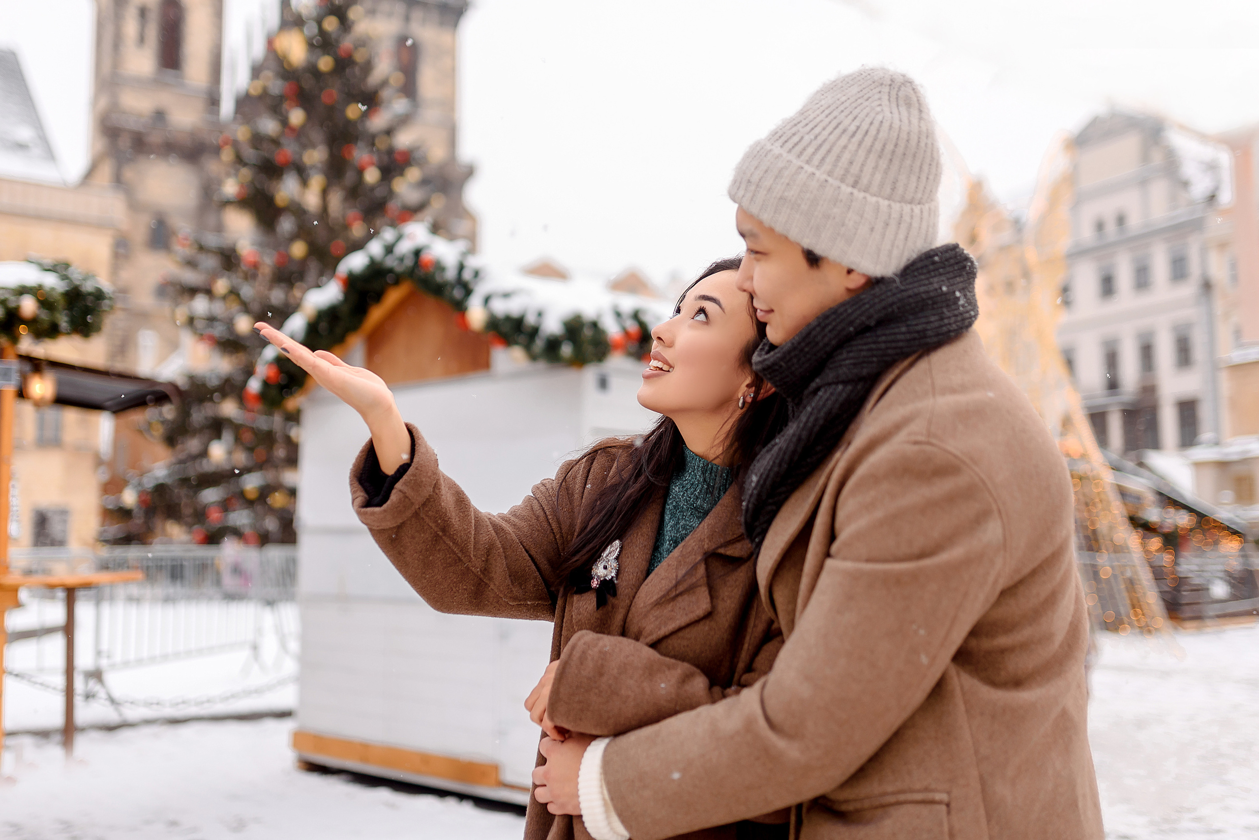 Christmas in Prague. Wedding and family photographer