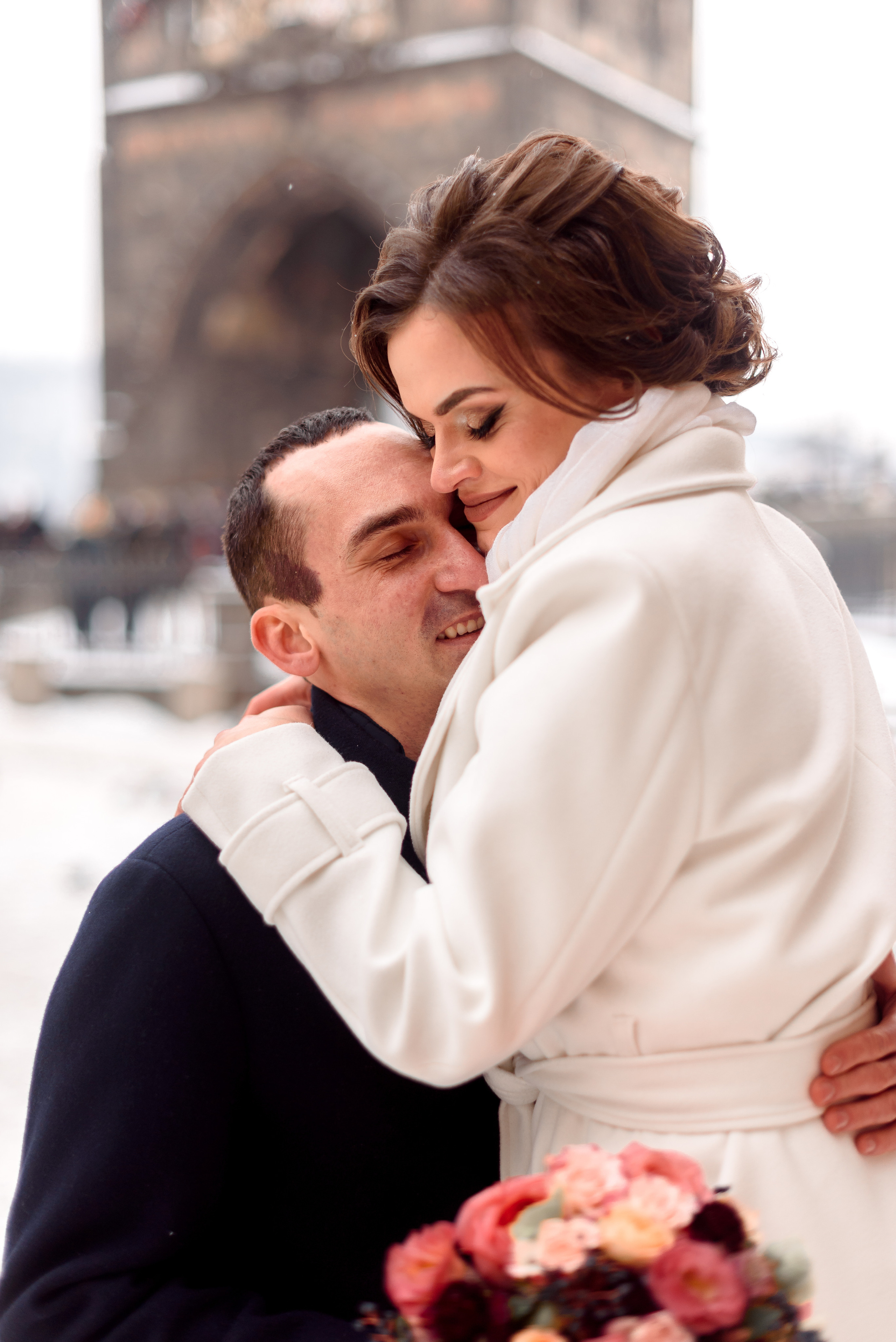 Зимняя свадьба в Праге. Wedding and family photographer