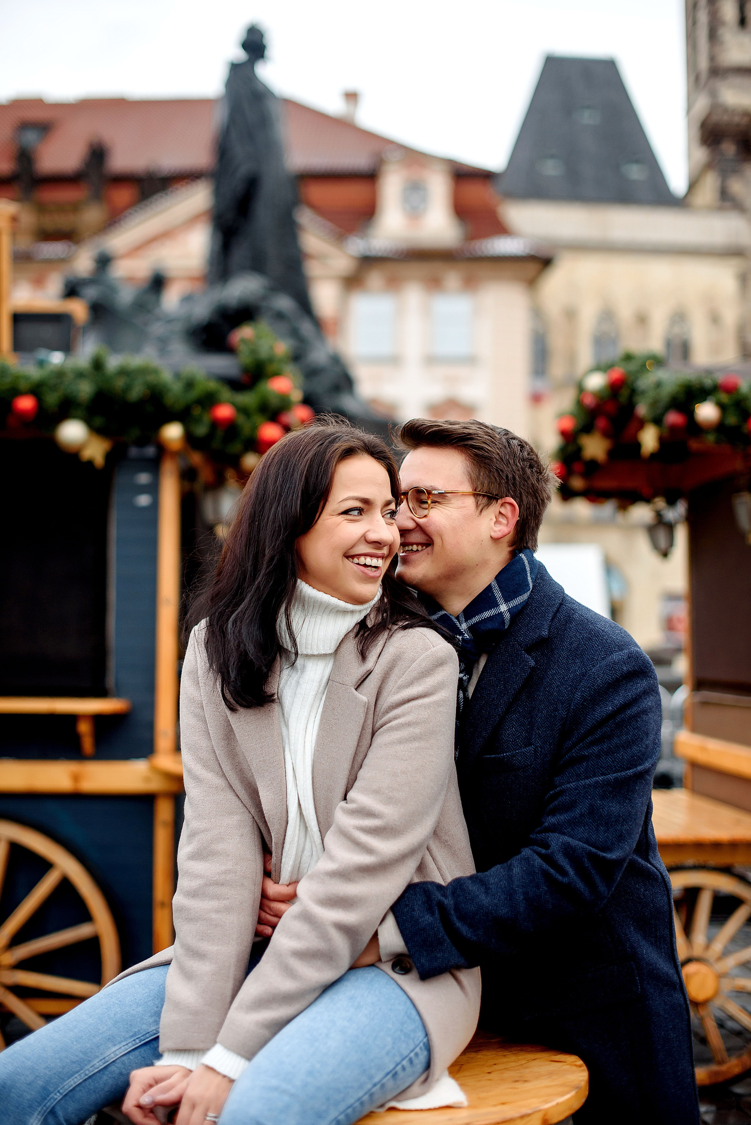 Christmas Prague 2024. Wedding and family photographer