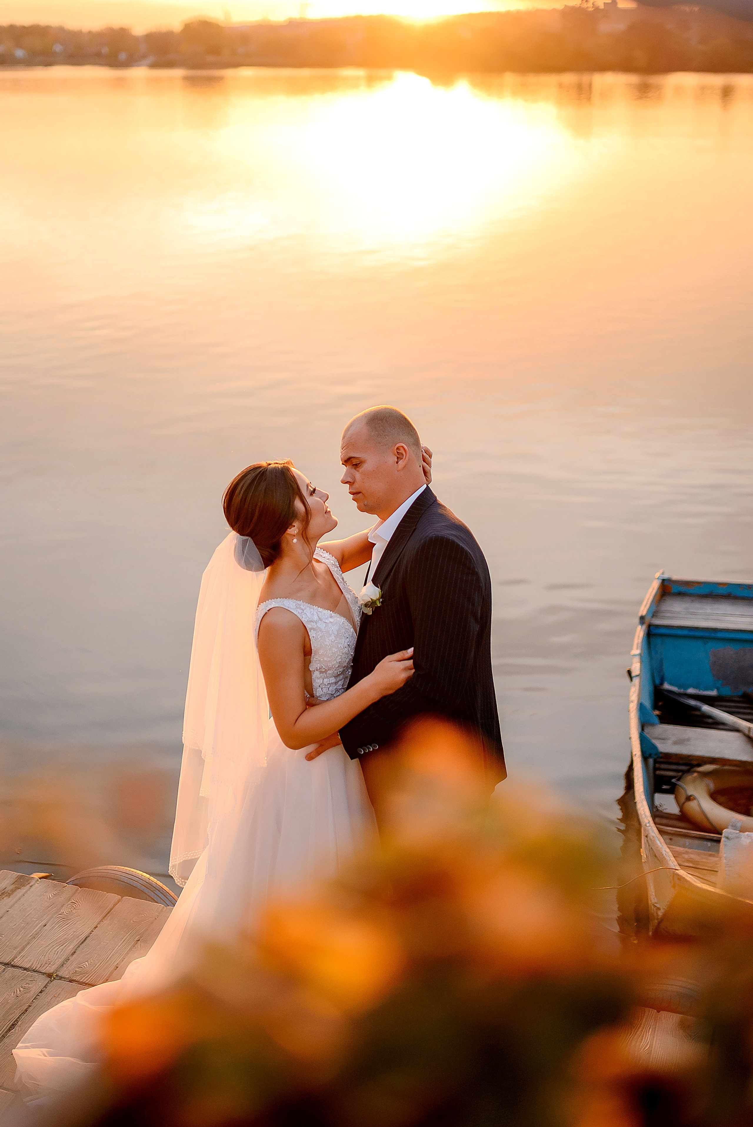 Закат на Лодочной станции, Панське село. Wedding and family photographer