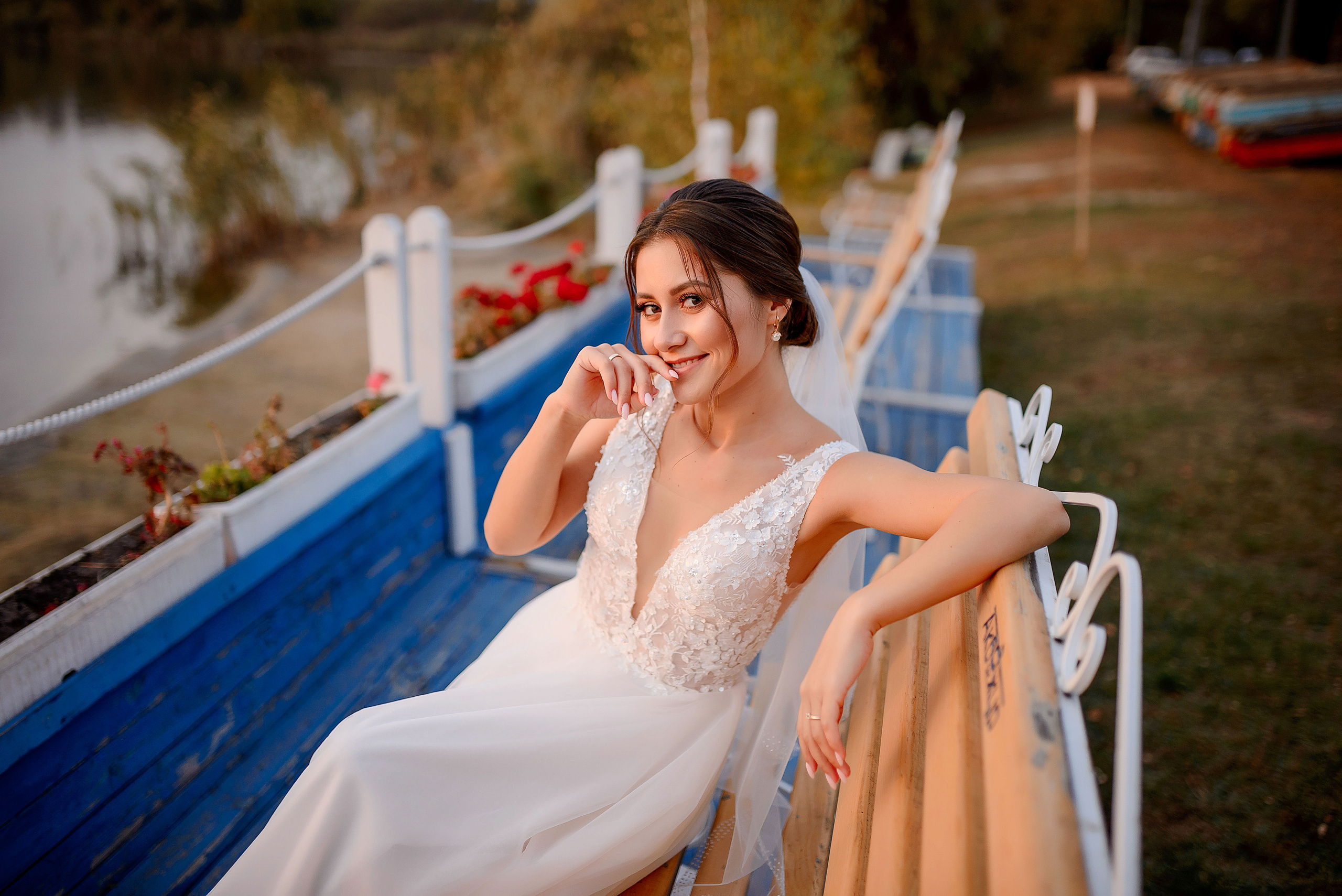 Закат на Лодочной станции, Панське село. Wedding and family photographer