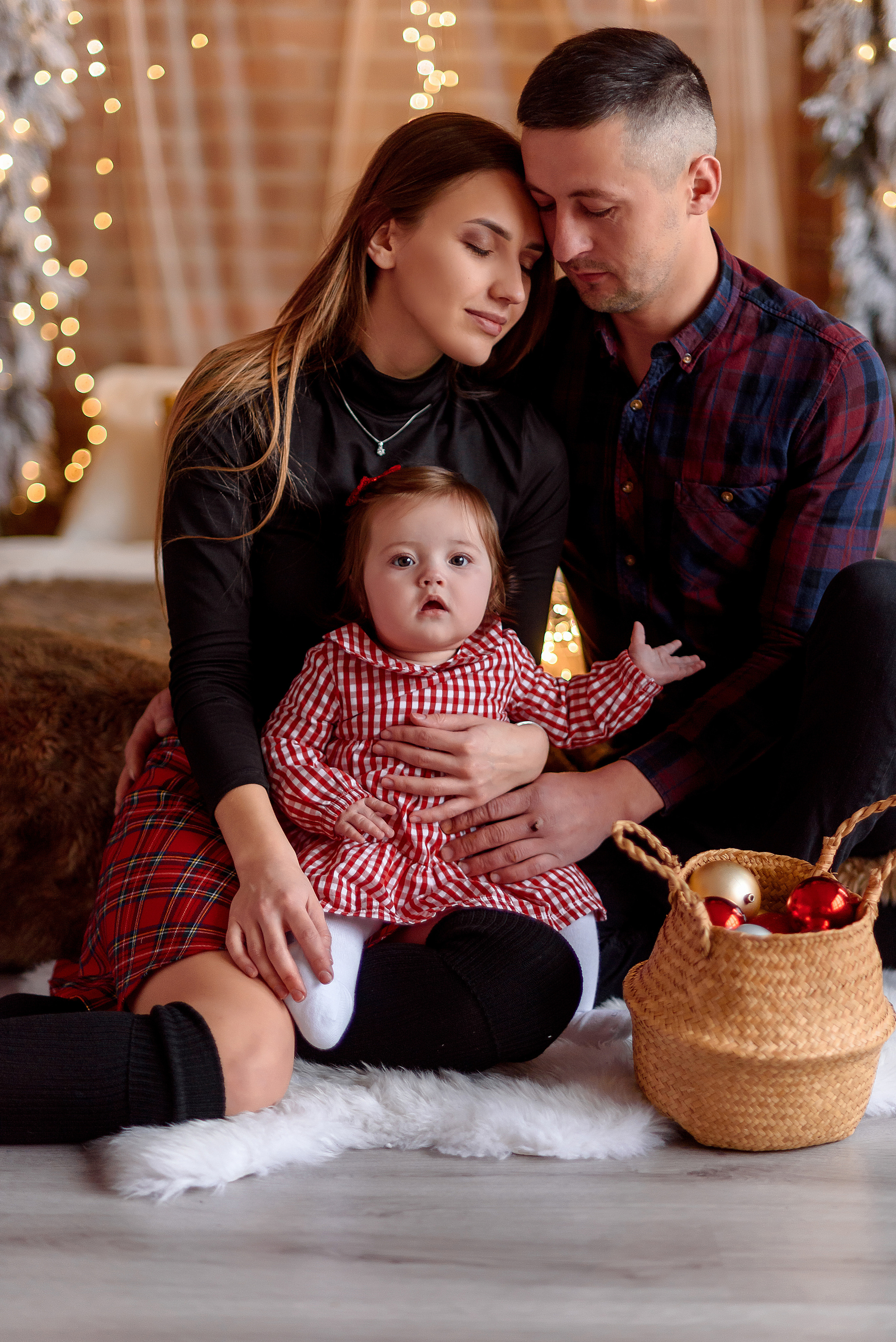 Christmas in studio. Wedding and family photographer