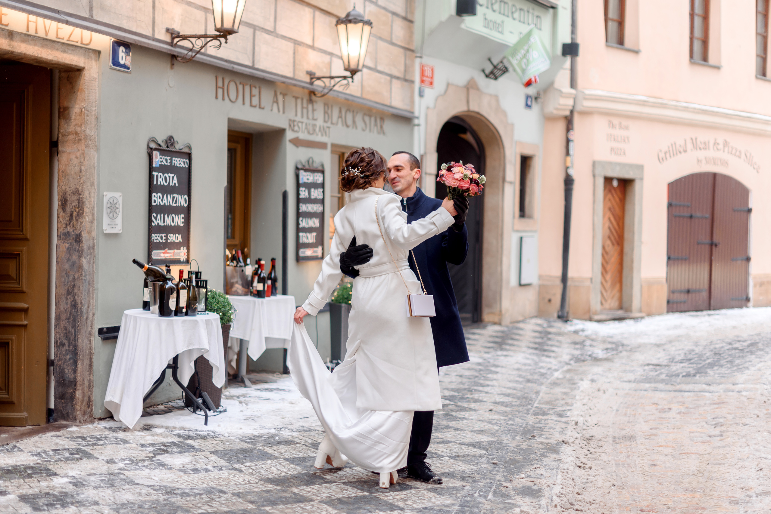 Зимняя свадьба в Праге. Wedding and family photographer