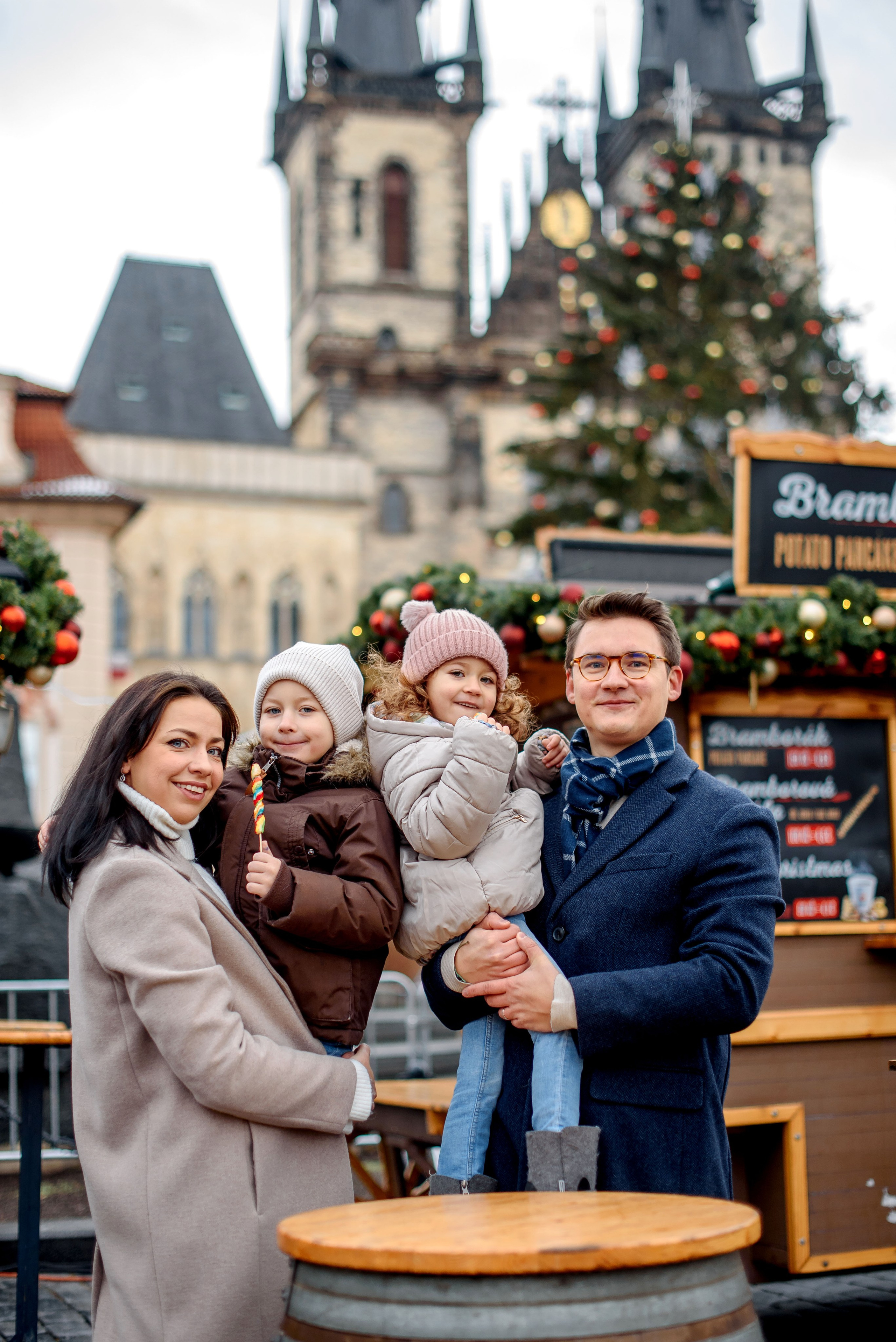 Christmas Prague 2024. Wedding and family photographer