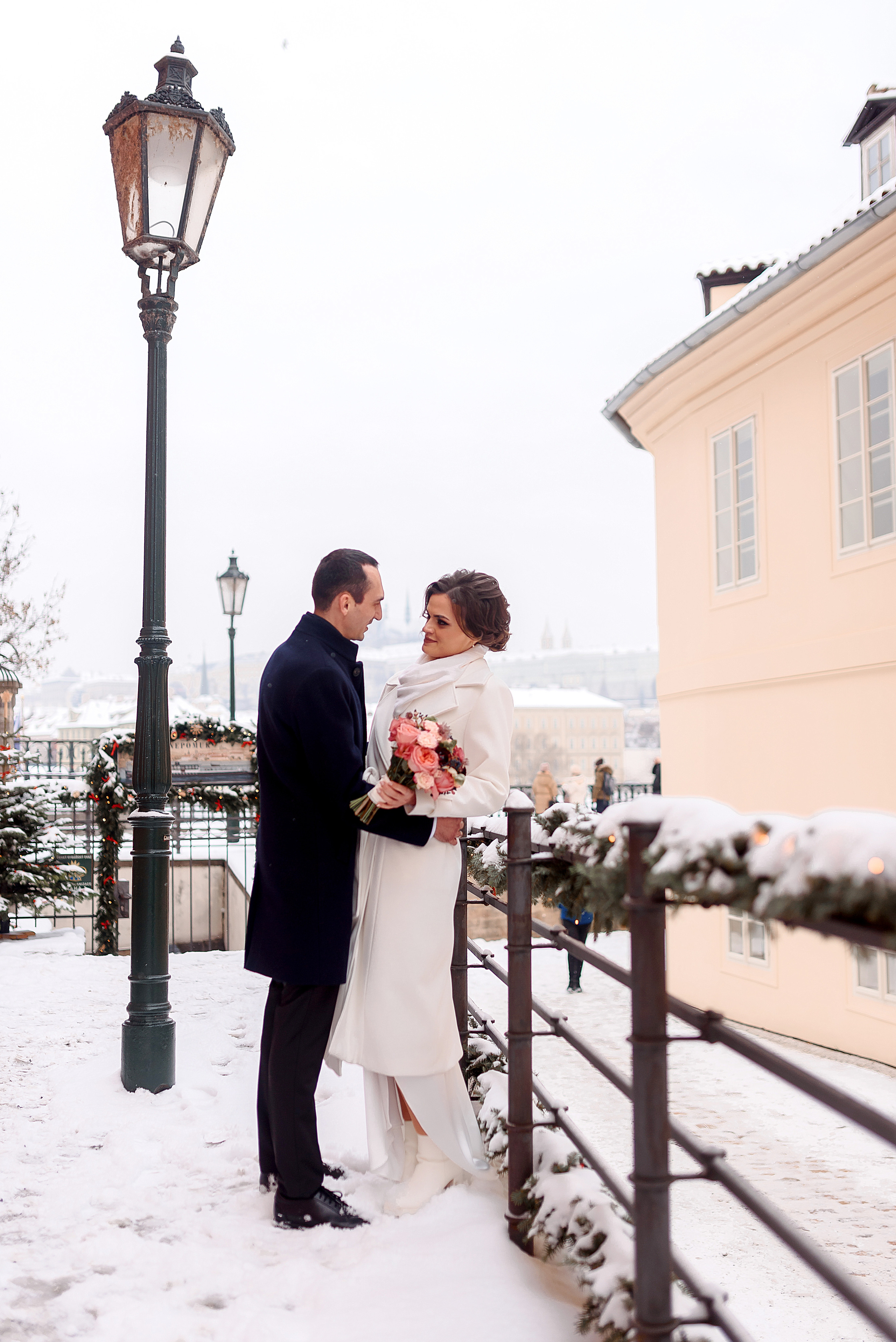 Зимняя свадьба в Праге. Wedding and family photographer