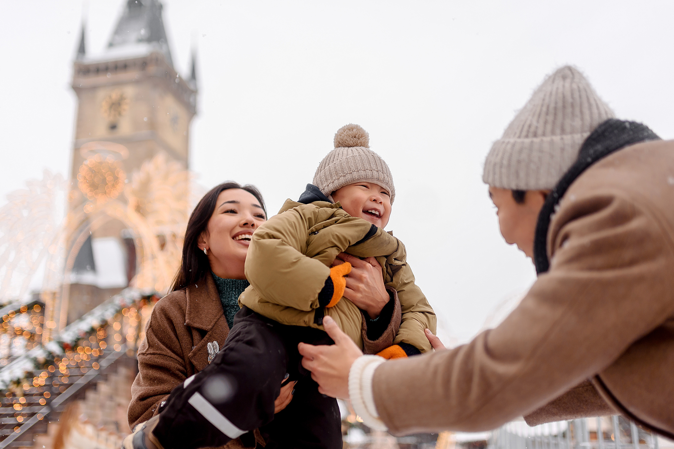Christmas in Prague. Wedding and family photographer