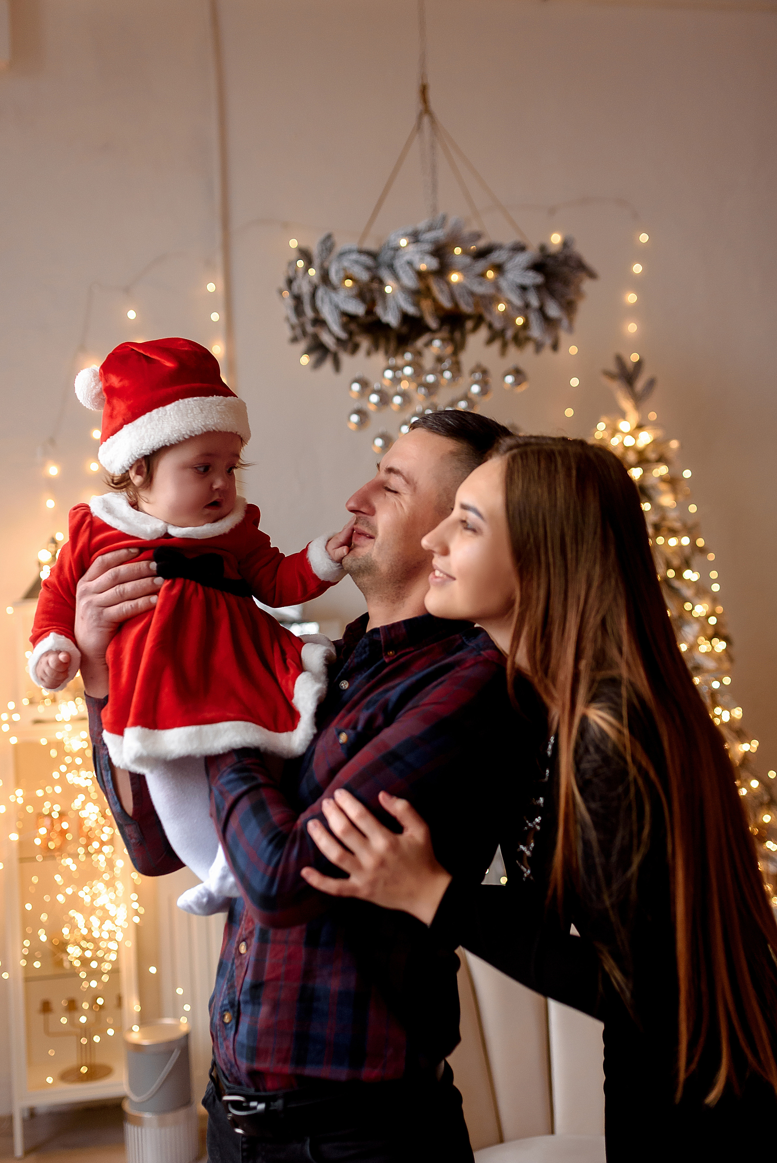 Christmas in studio. Wedding and family photographer
