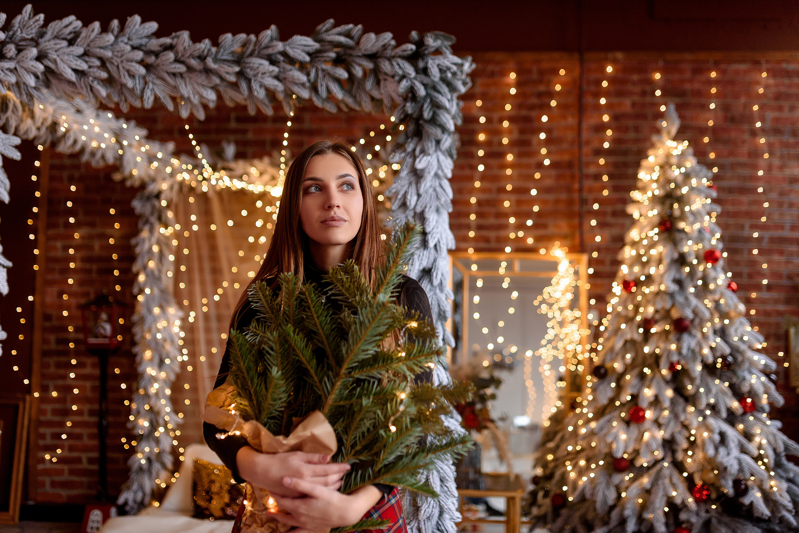 Christmas in studio. Wedding and family photographer