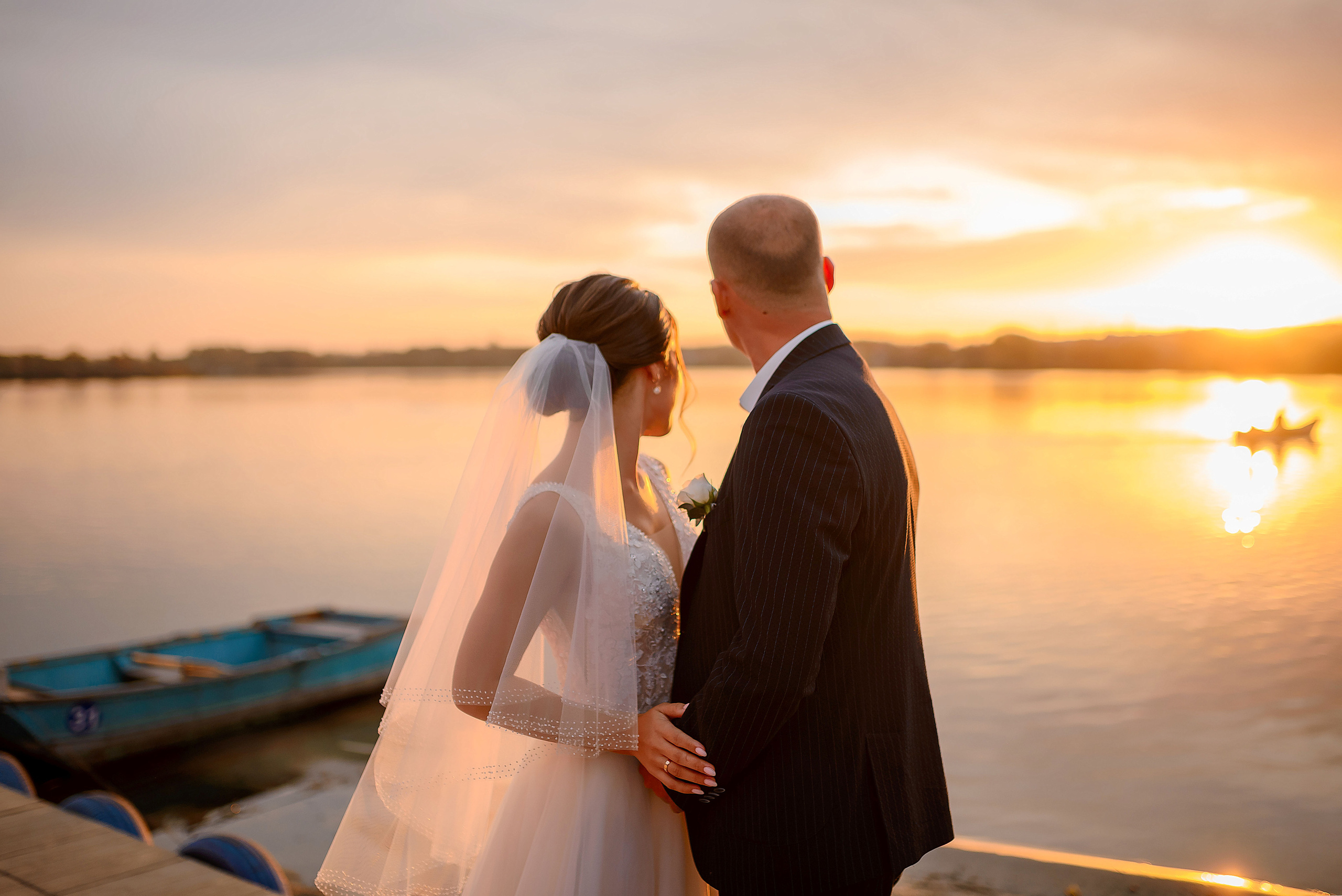 Закат на Лодочной станции, Панське село. Wedding and family photographer
