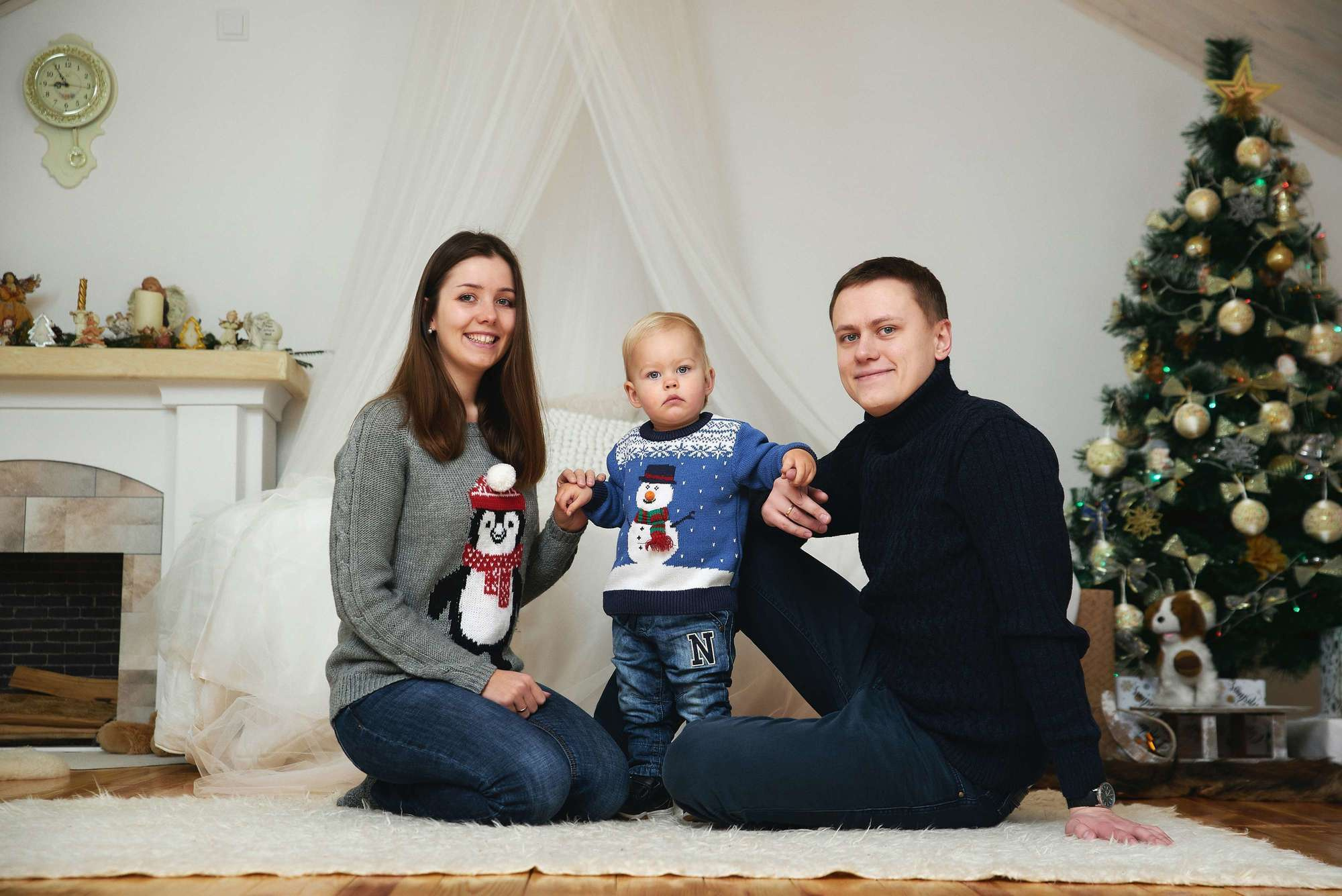 Новорічна зйомка у студії Family. Photographer Shepetivka, all over Ukraine, Dzekan Denys!