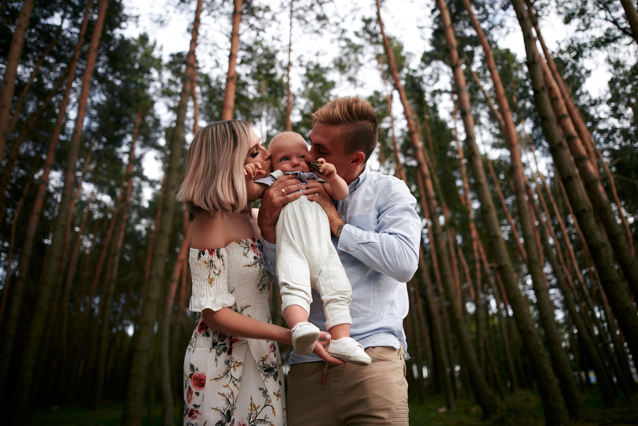 Сімейна прогулянка в сосновому лісі. Photographer Shepetivka, all over Ukraine, Dzekan Denys!
