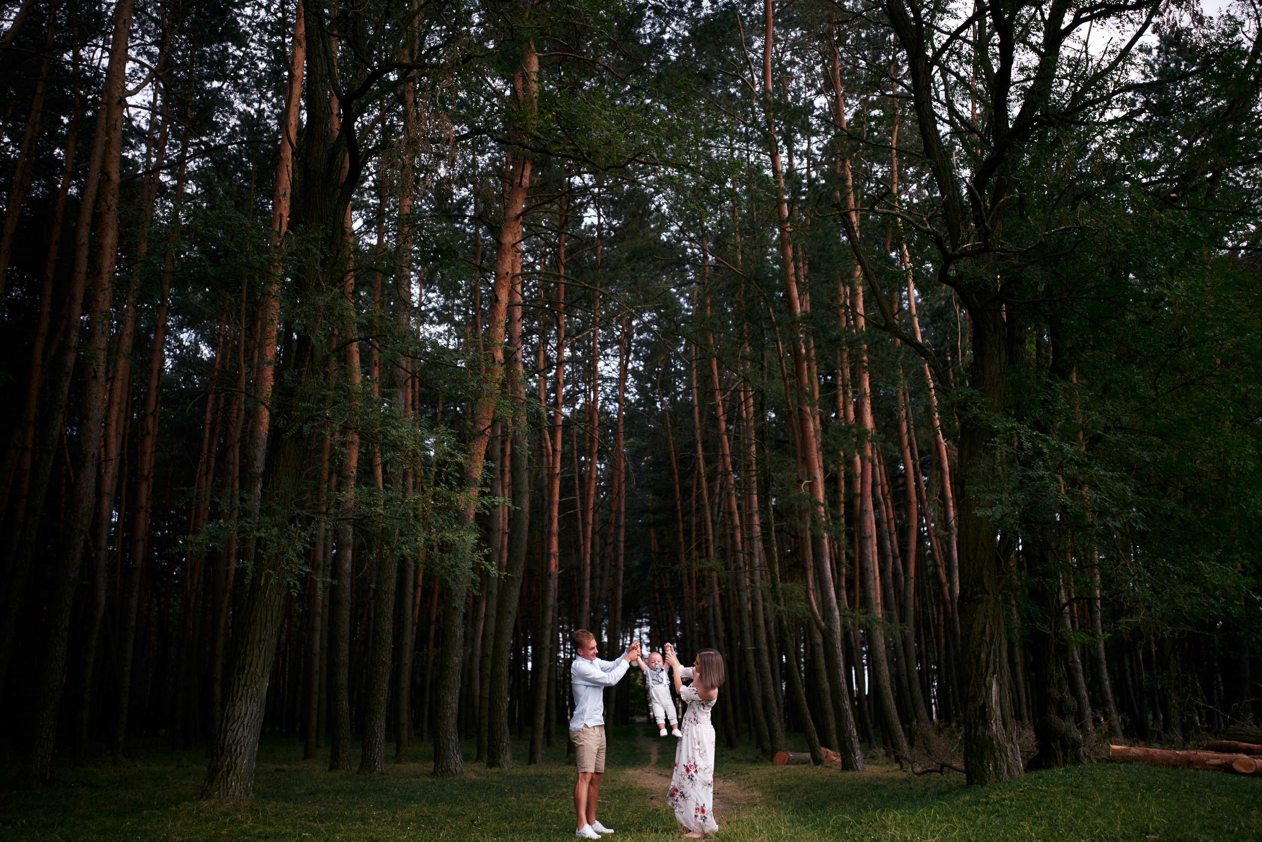 Сімейна прогулянка в сосновому лісі. Photographer Shepetivka, all over Ukraine, Dzekan Denys!