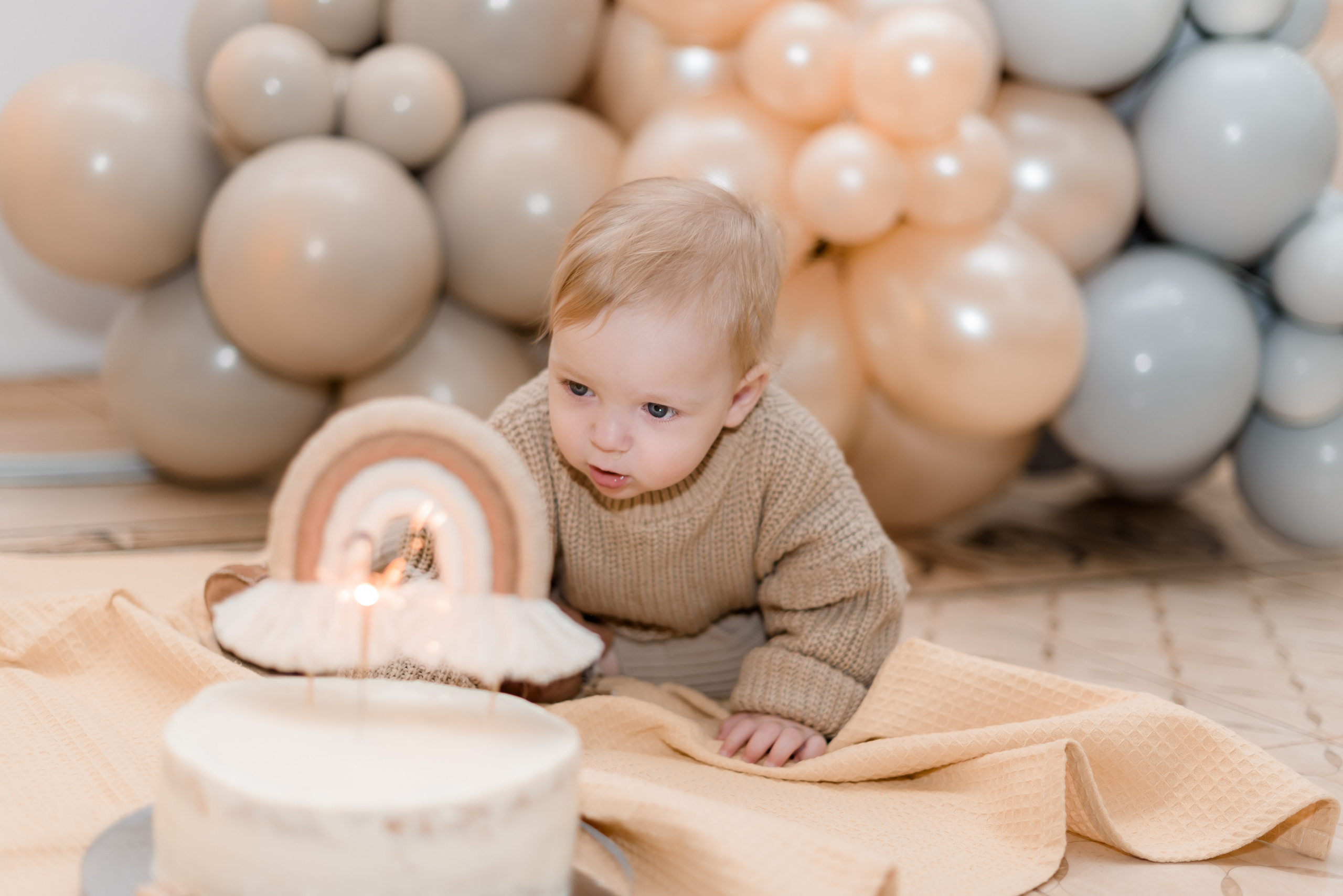Перший тортик малюка CakeSmash. Сімейний та дитячий фотограф в Києві та Ірпені Тетяна Чайка