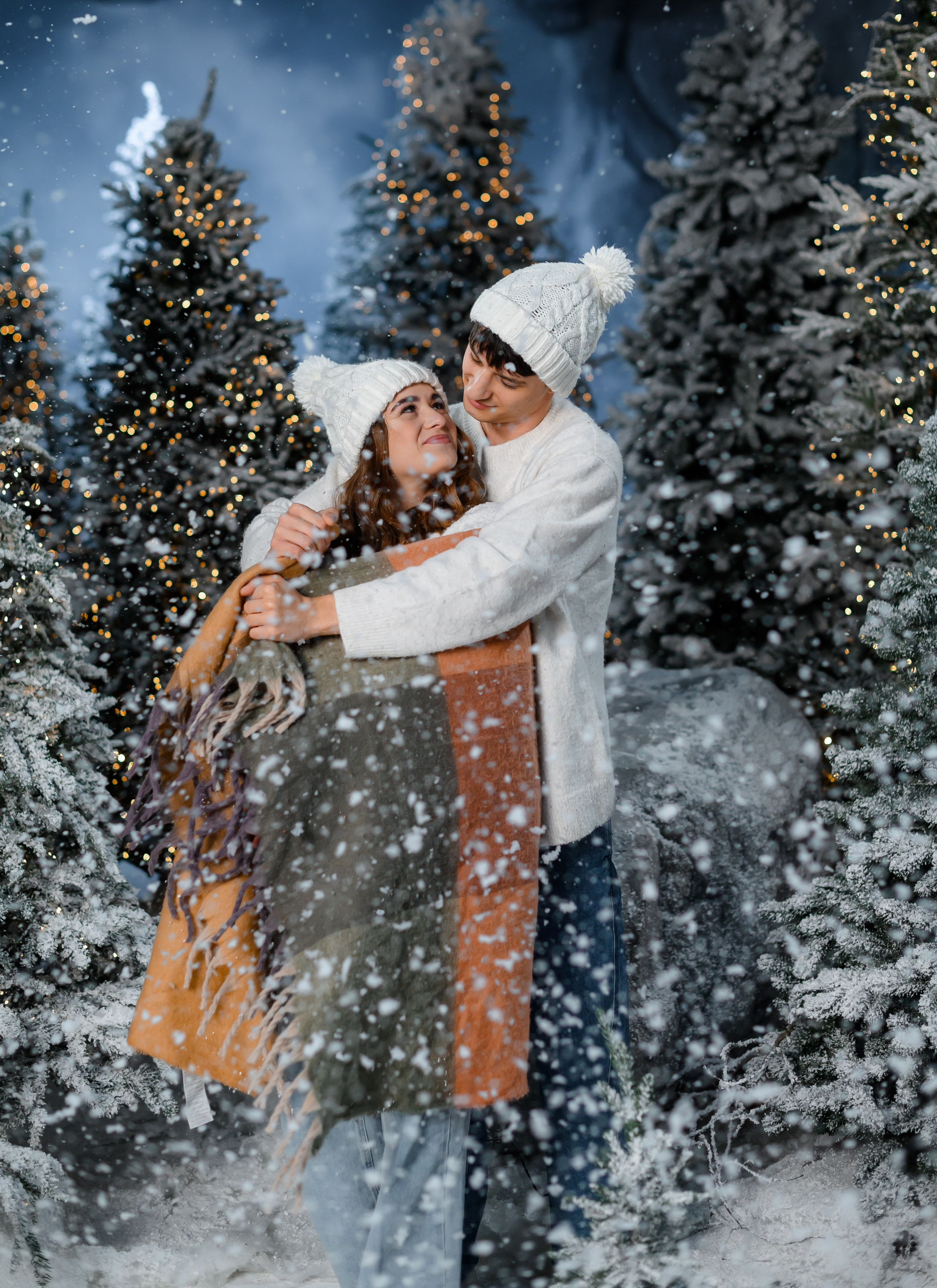 Засніжений ліс. Сімейний та дитячий фотограф в Києві та Ірпені Тетяна Чайка