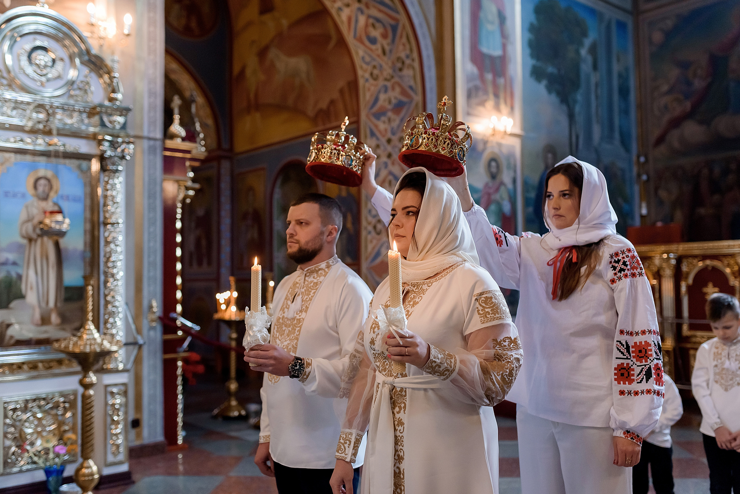 Вінчання Катерини та Артема. Михайлівський собор. Сімейний та дитячий фотограф в Києві та Ірпені Тетяна Чайка