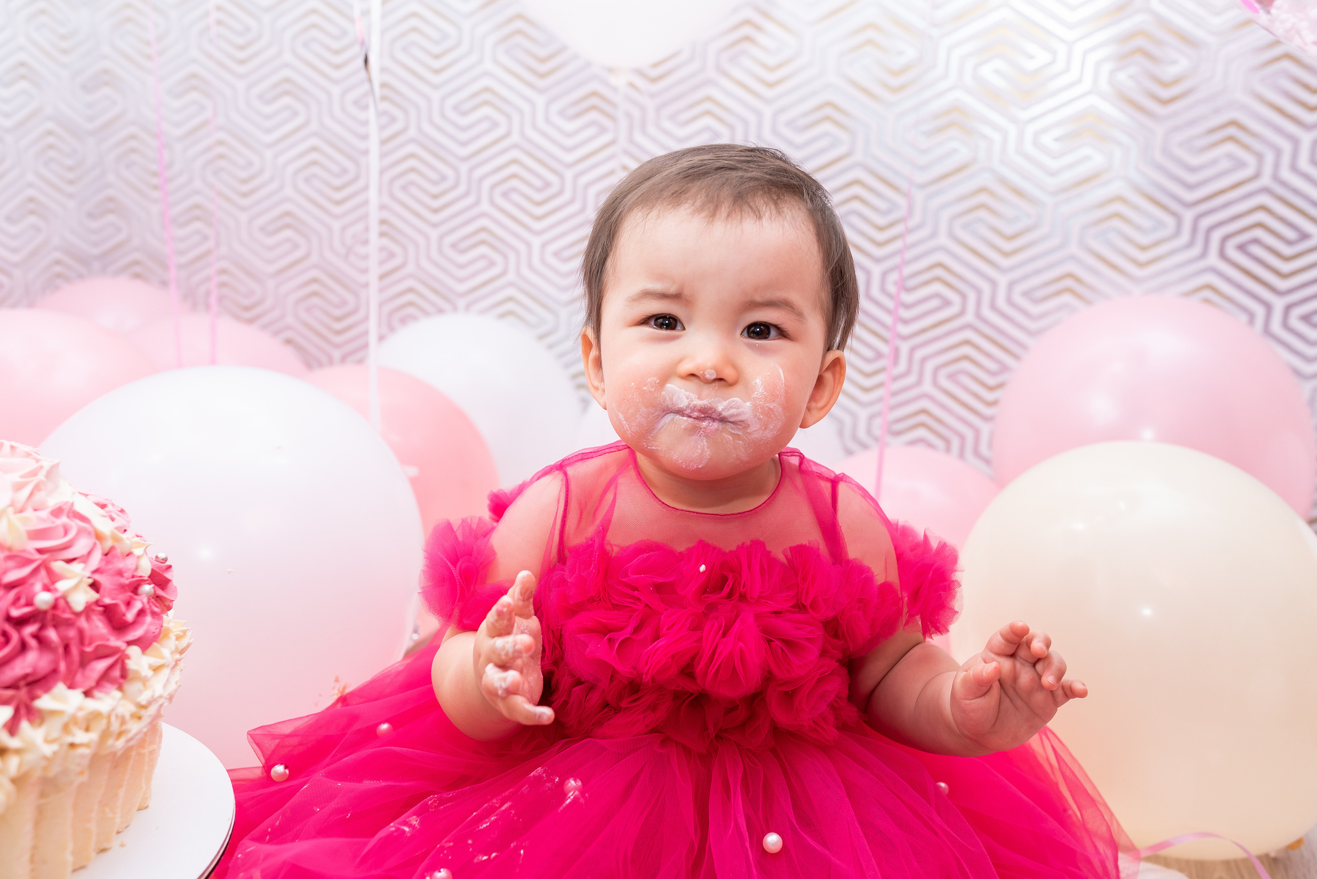 Перший тортик малюка CakeSmash. Сімейний та дитячий фотограф в Києві та Ірпені Тетяна Чайка